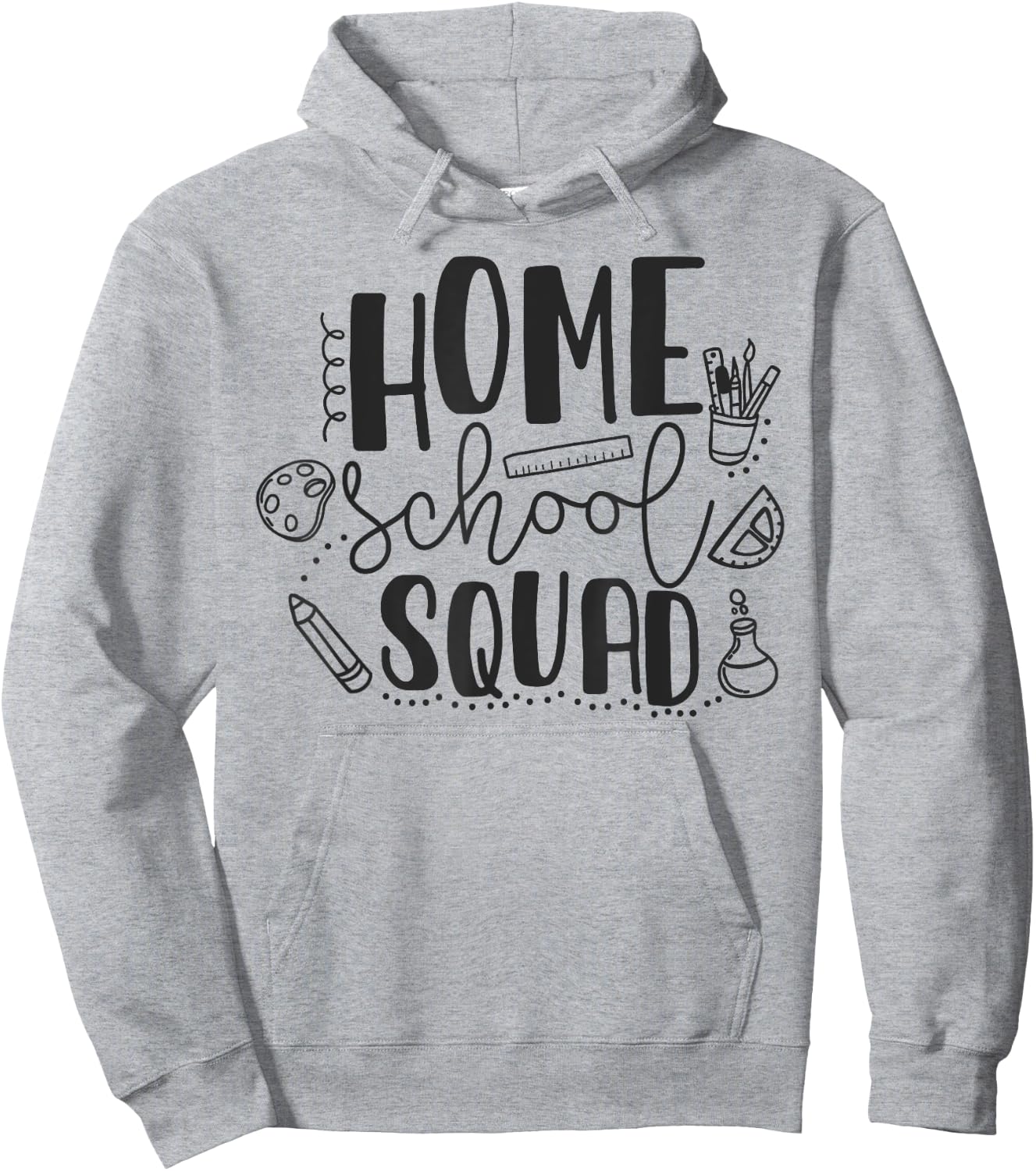 First Day Of School Homeschool Squad Teacher Hoodie - Hoodie | Ash
