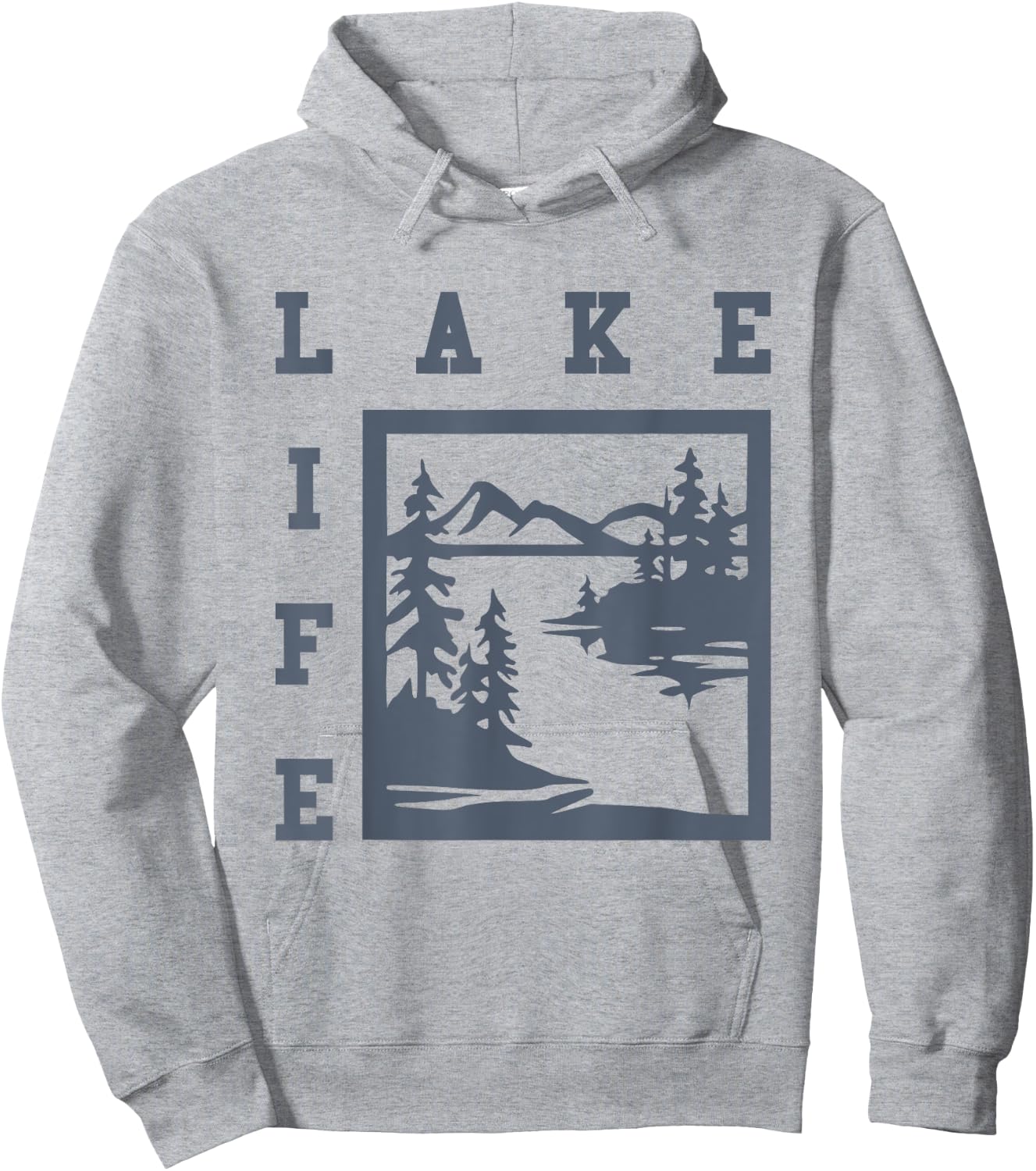 Lake Life Lake Shirt Lakehouse Vacation Boating Lake Bum Hoodie - Hoodie | Ash