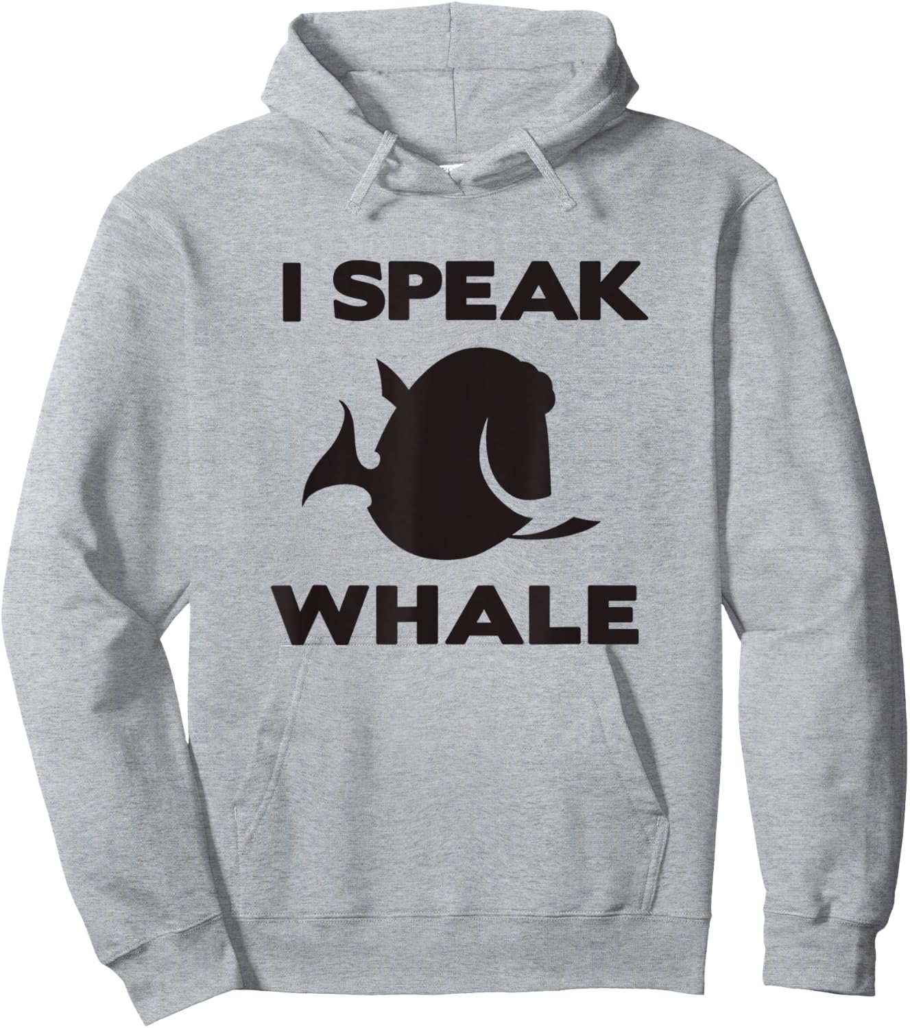 Disney Pixar Finding Nemo Dory I Speak Whale Distressed Logo Hoodie - Hoodie | Ash