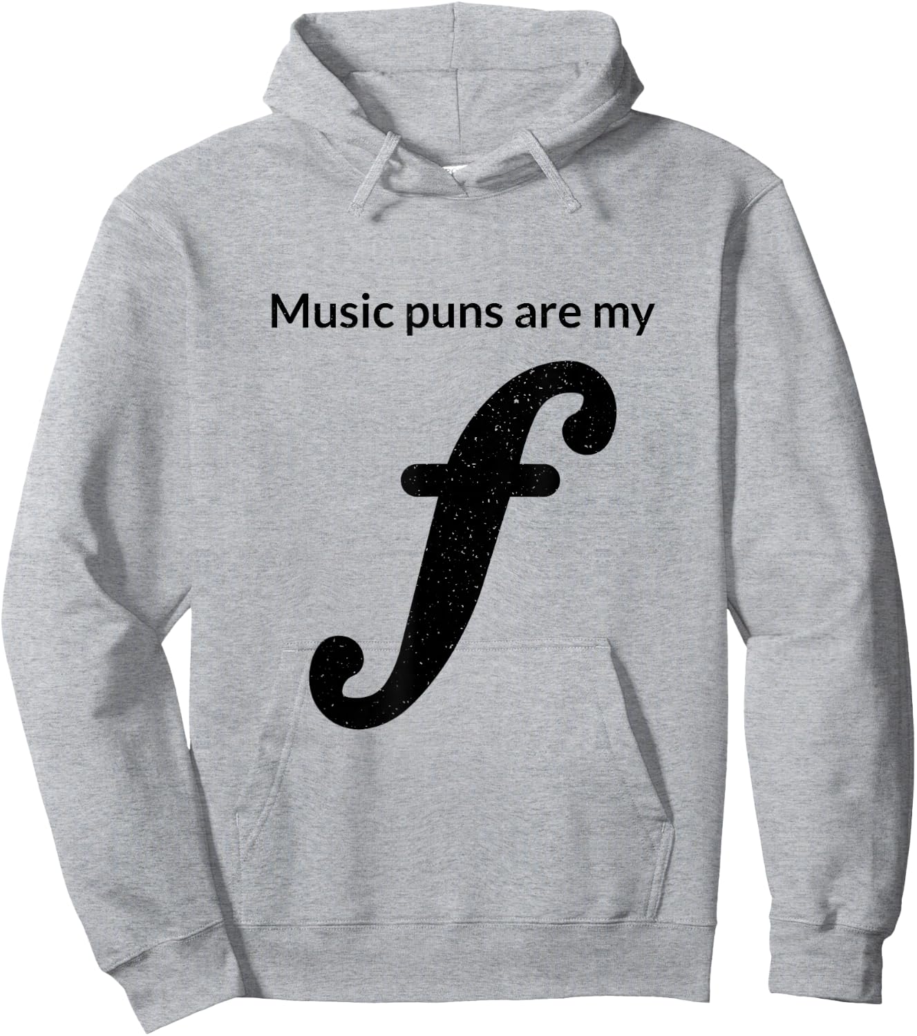 Music Puns Are My Forte Funny Musician Theory Musical Joke Hoodie - Hoodie | Ash