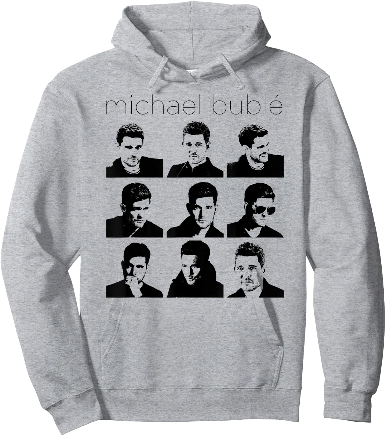 Michael Bublé Faces of Bublé Hoodie - Hoodie | Ash