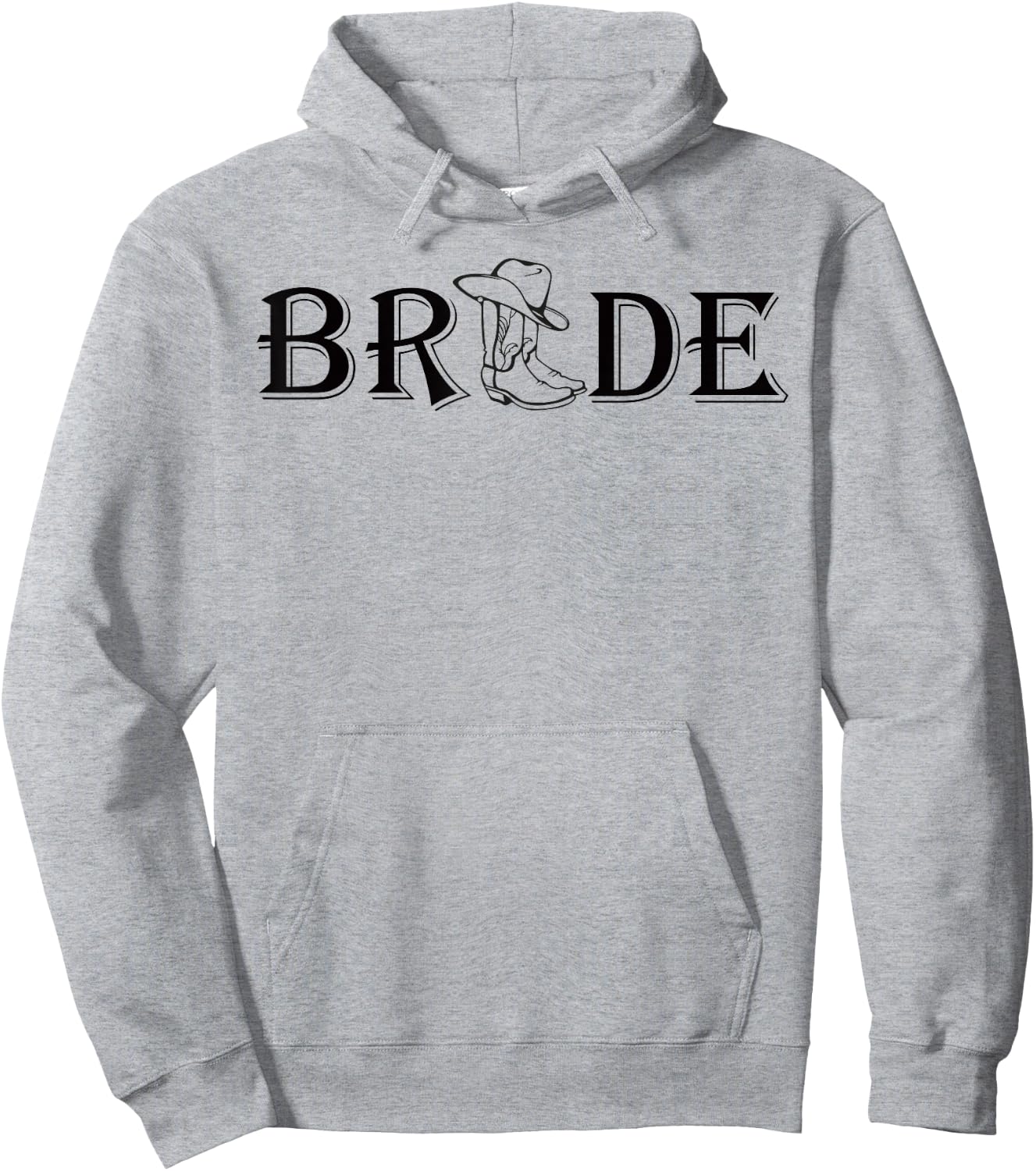 I Feel Like A Bride Cowgirl boot Western Bachelorette Party Hoodie - Hoodie | Ash