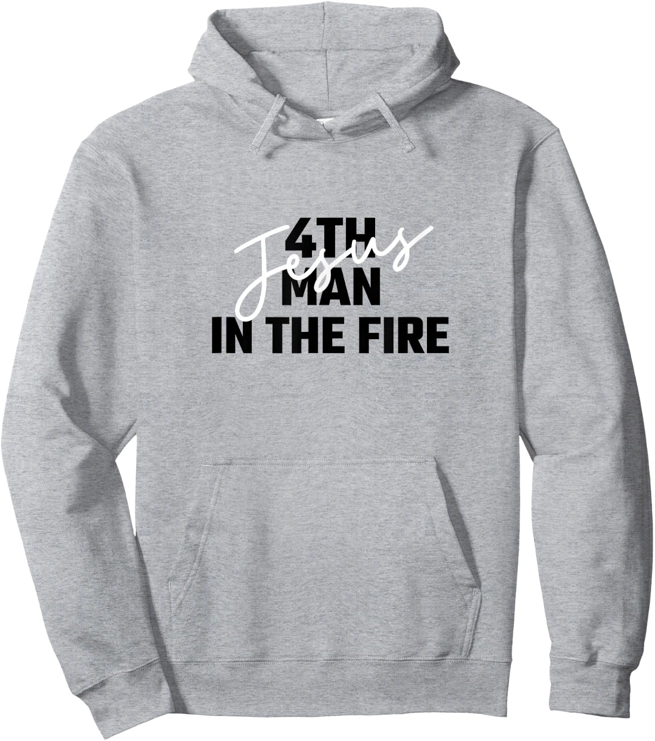 4th Man In The Fire Jesus Christian Faith Men Women Hoodie - Hoodie | Ash