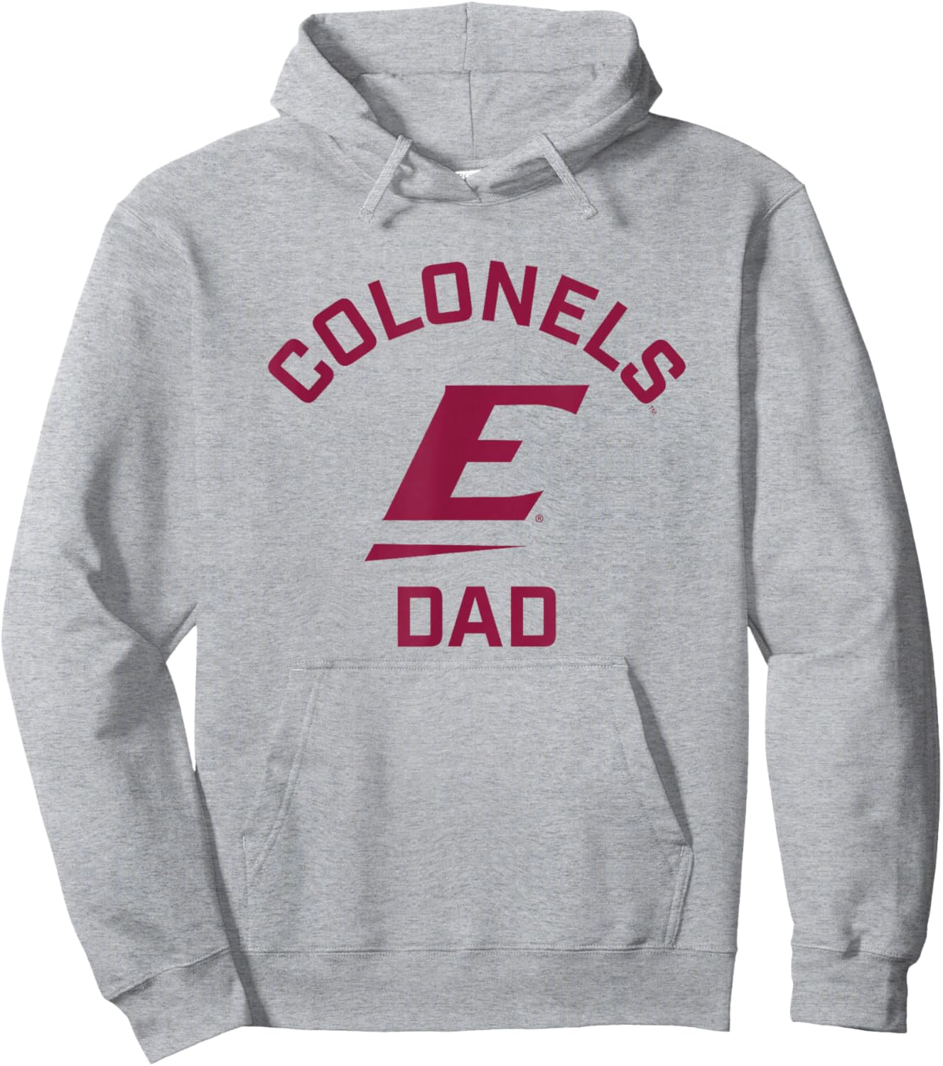 Eastern Kentucky University EKU Colonels Arched Dad Hoodie - Hoodie | Ash