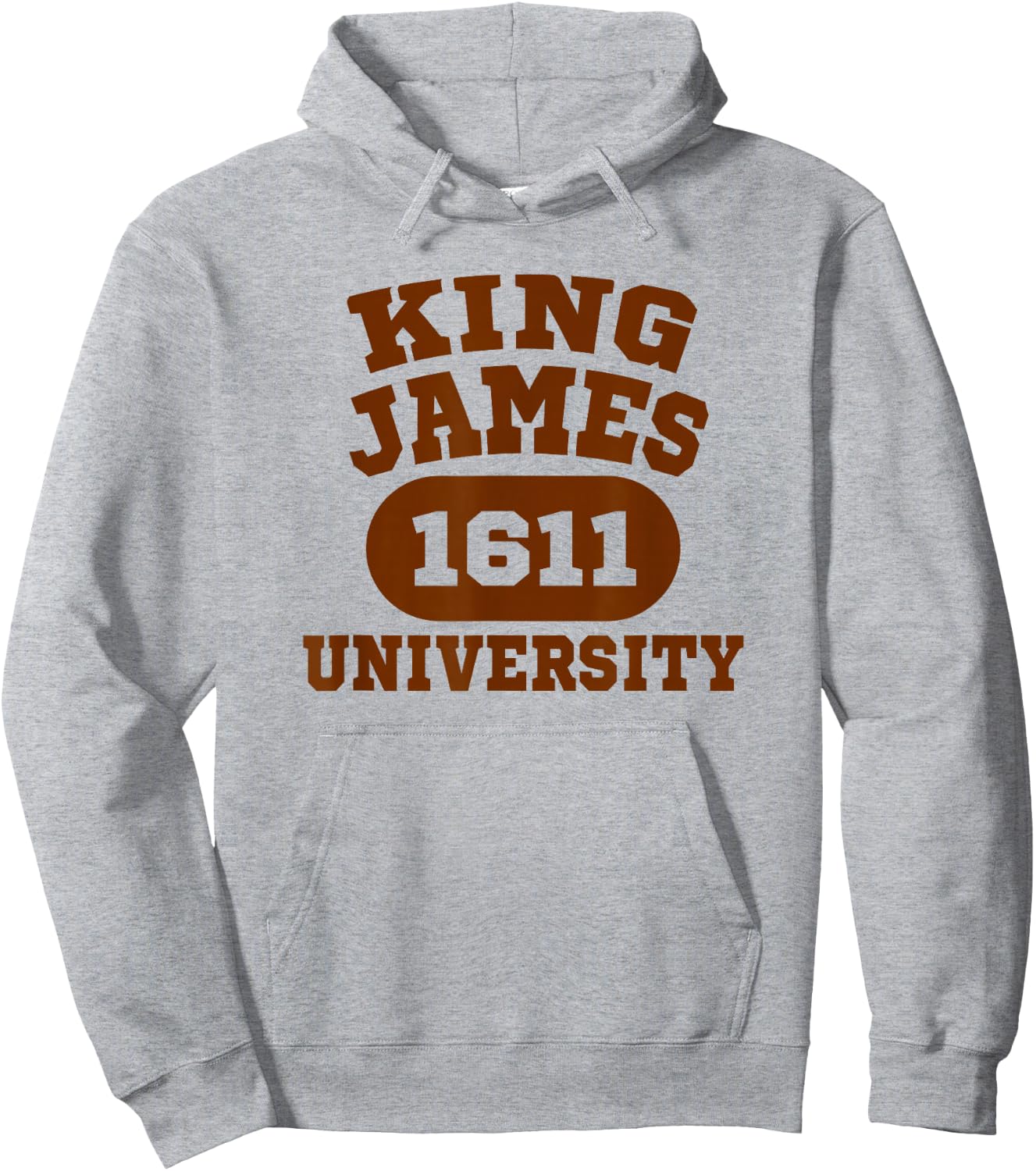 King James Bible 1611 KJV University Bible Studies Hoodie - Hoodie | Ash