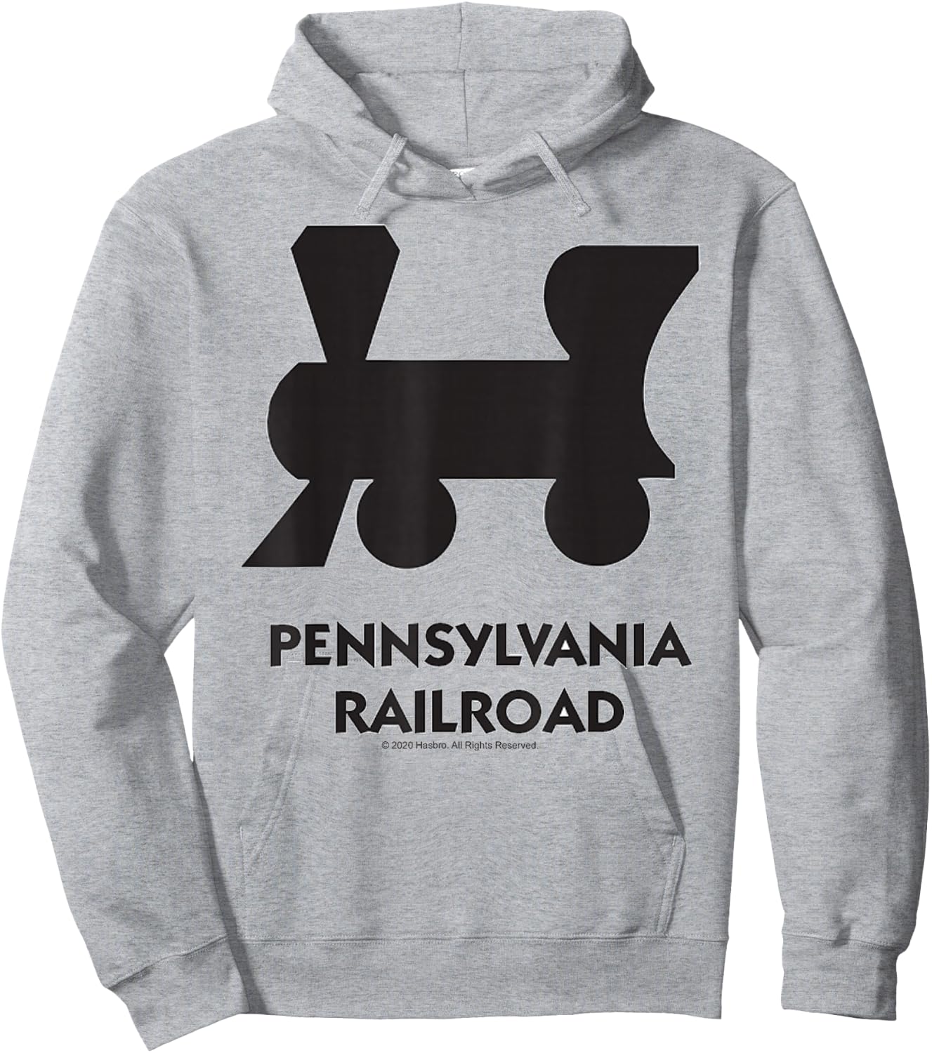 Monopoly Pennsylvania Railroad Hoodie - Hoodie | Ash