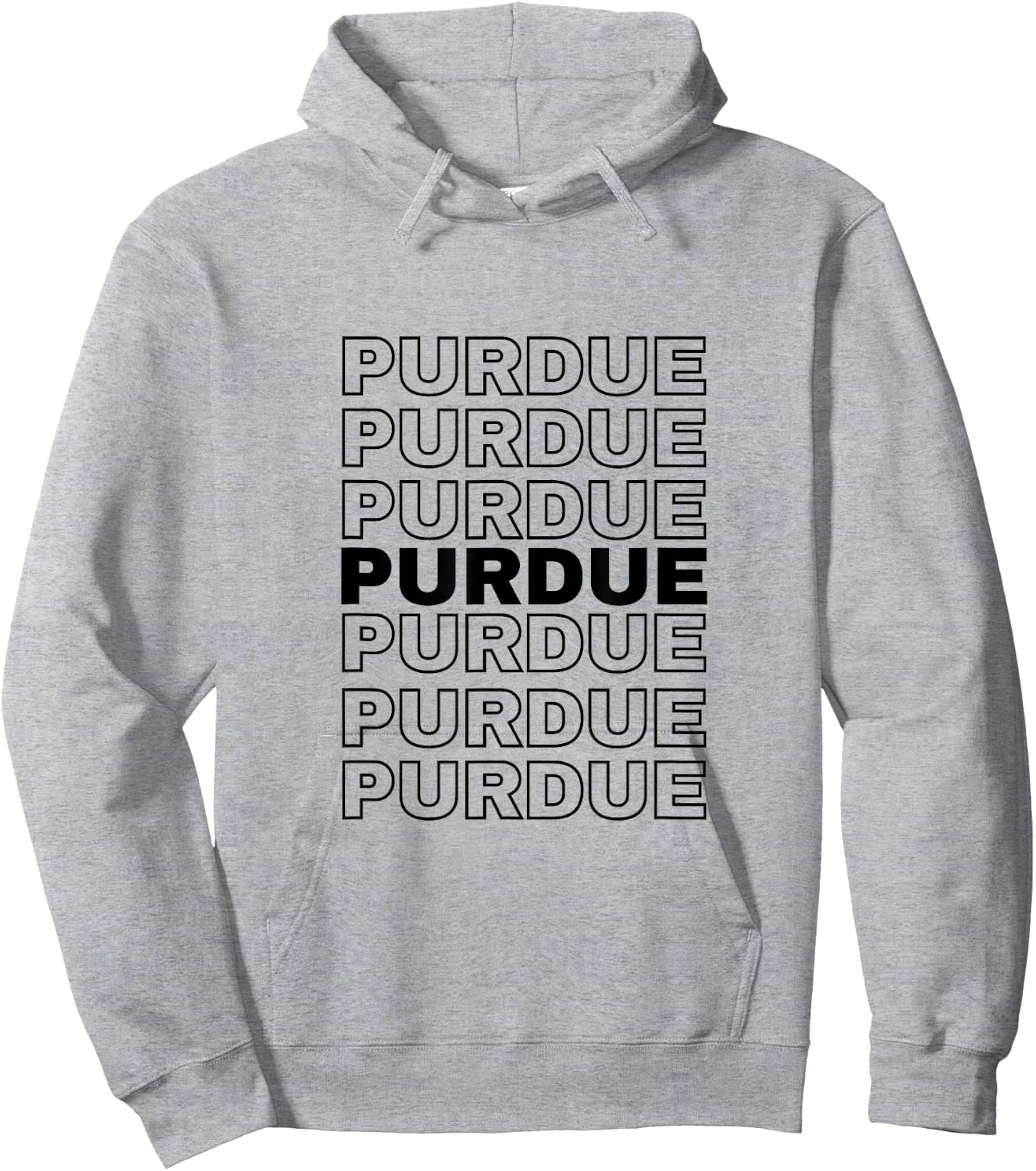 PURDUE Proud Family Retro Reunion Last Name Surname Hoodie - Hoodie | Ash