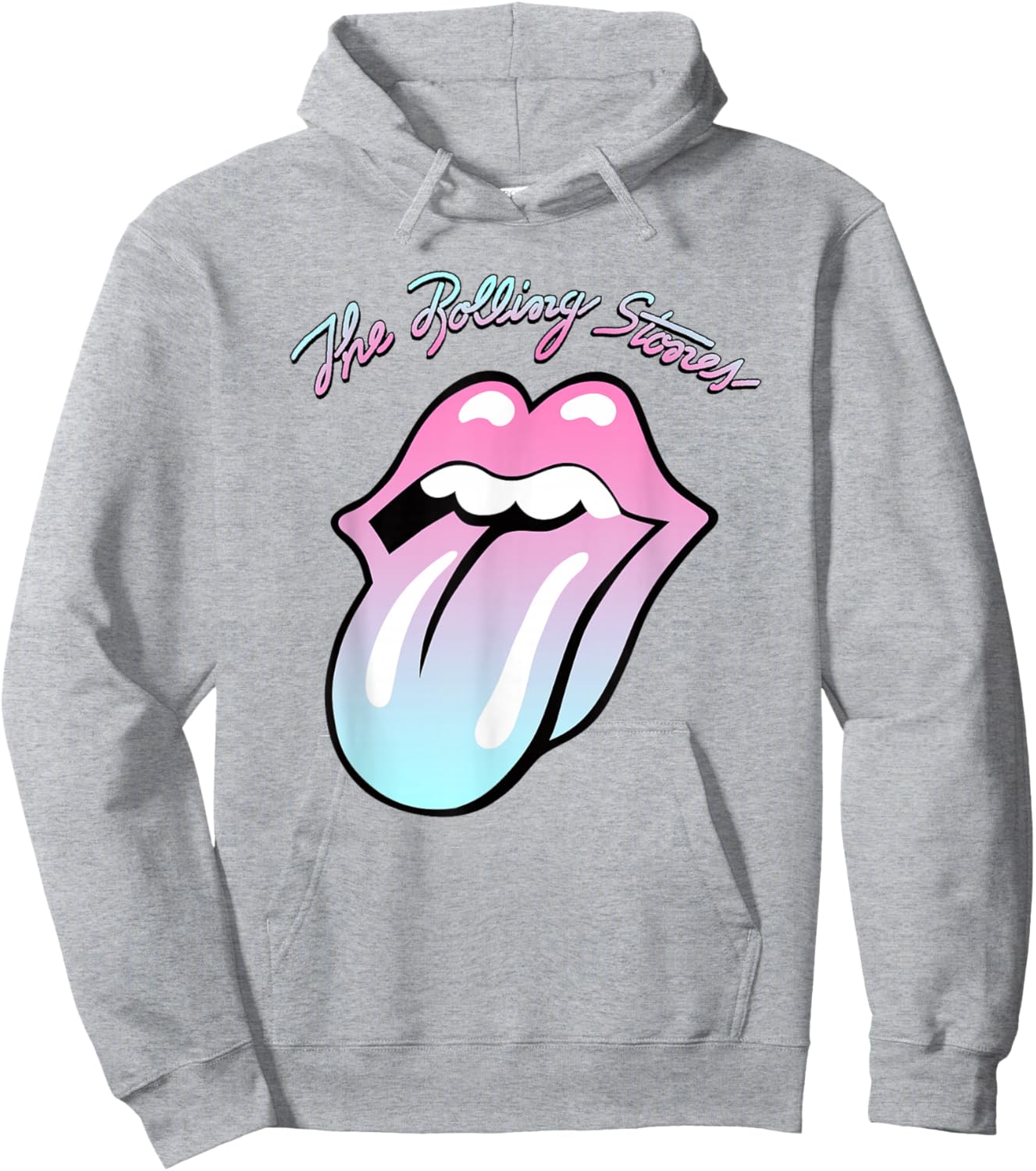 Official Rolling Stones Gradient Tongue Yellow Hoodie - Hoodie | Ash