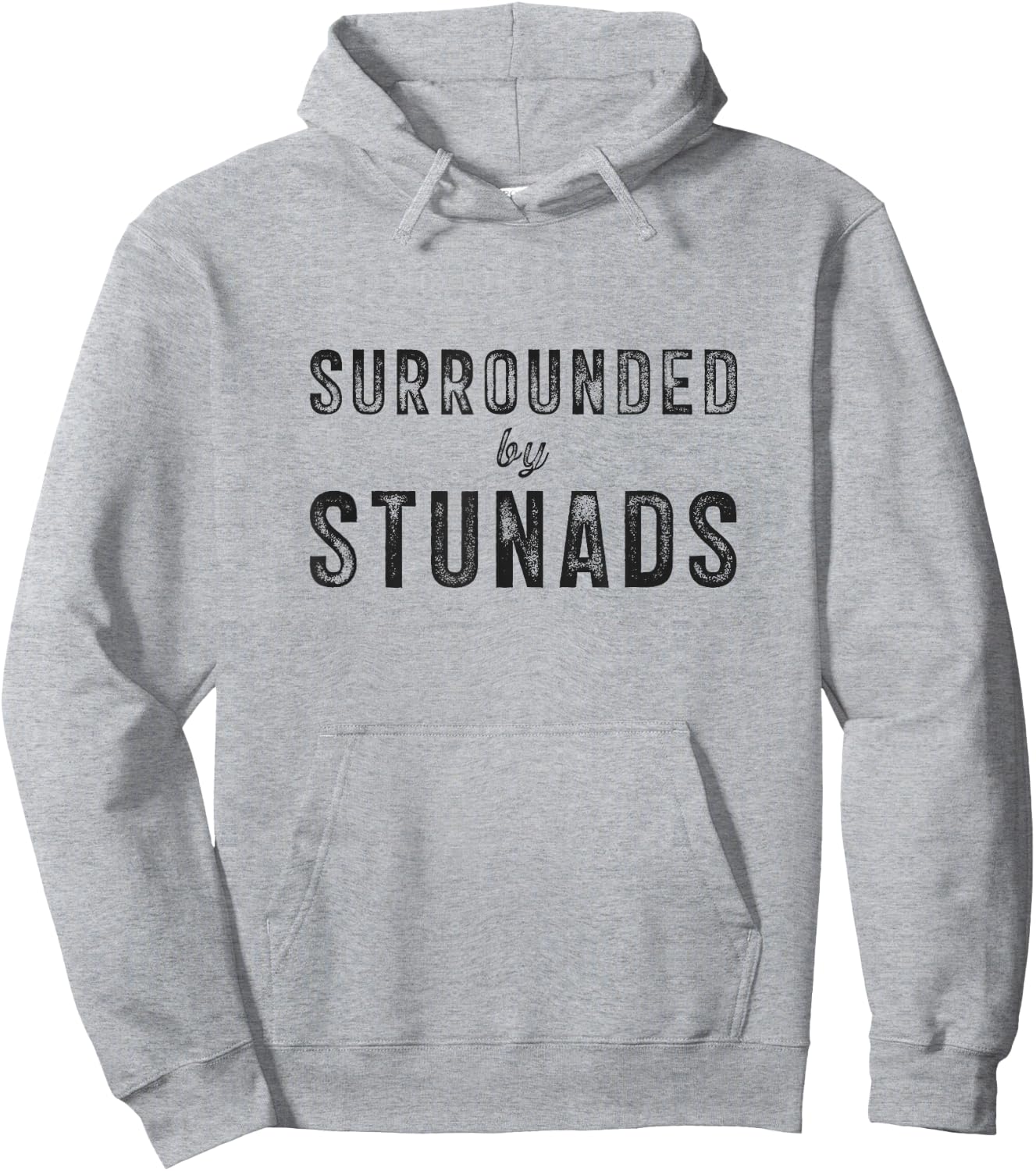Surrounded by Stunads Funny Italian Saying Italy Humor Quote Hoodie - Hoodie | Ash