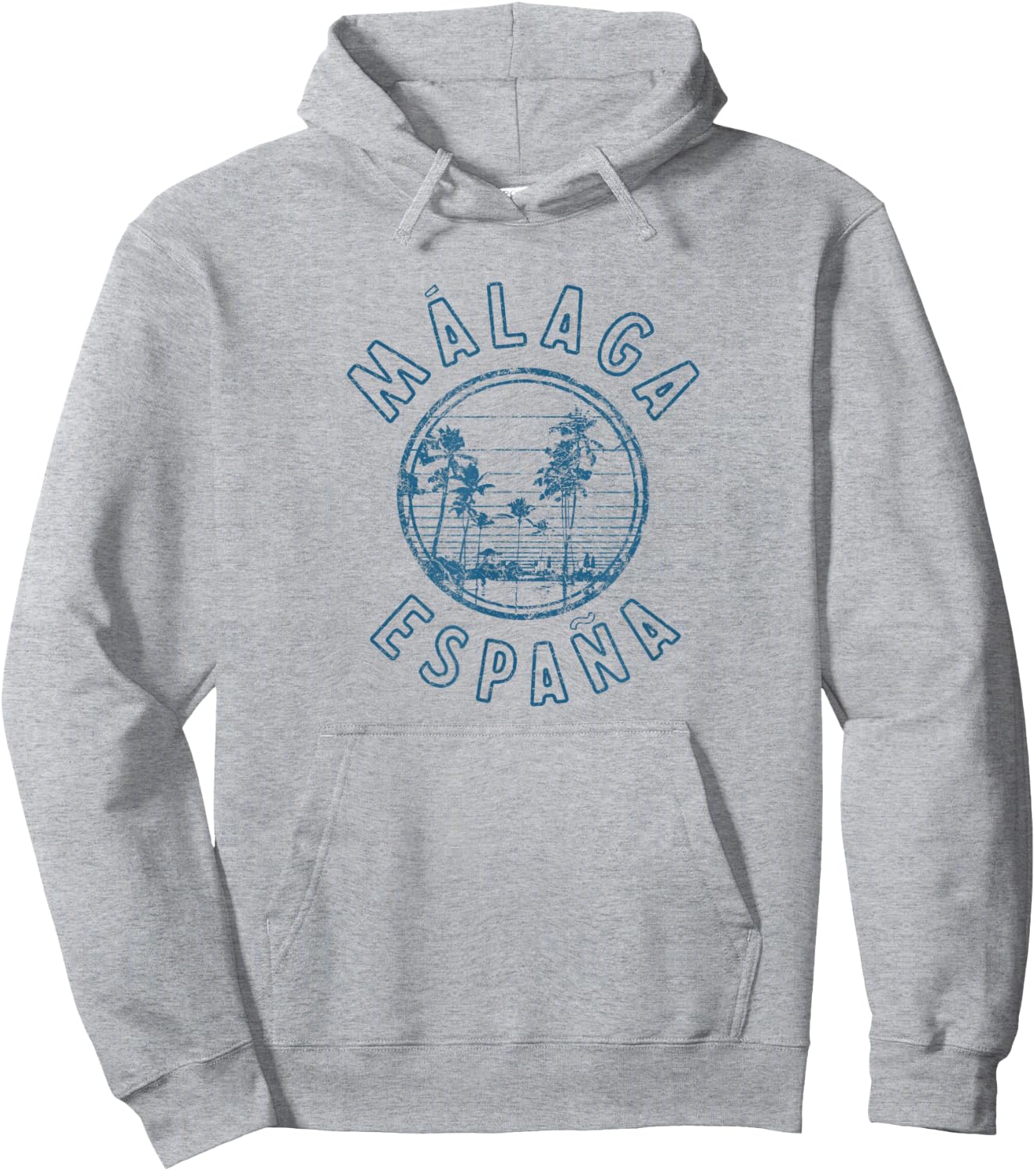 Spain Malaga Retro Vintage Hoodie - Hoodie | Ash