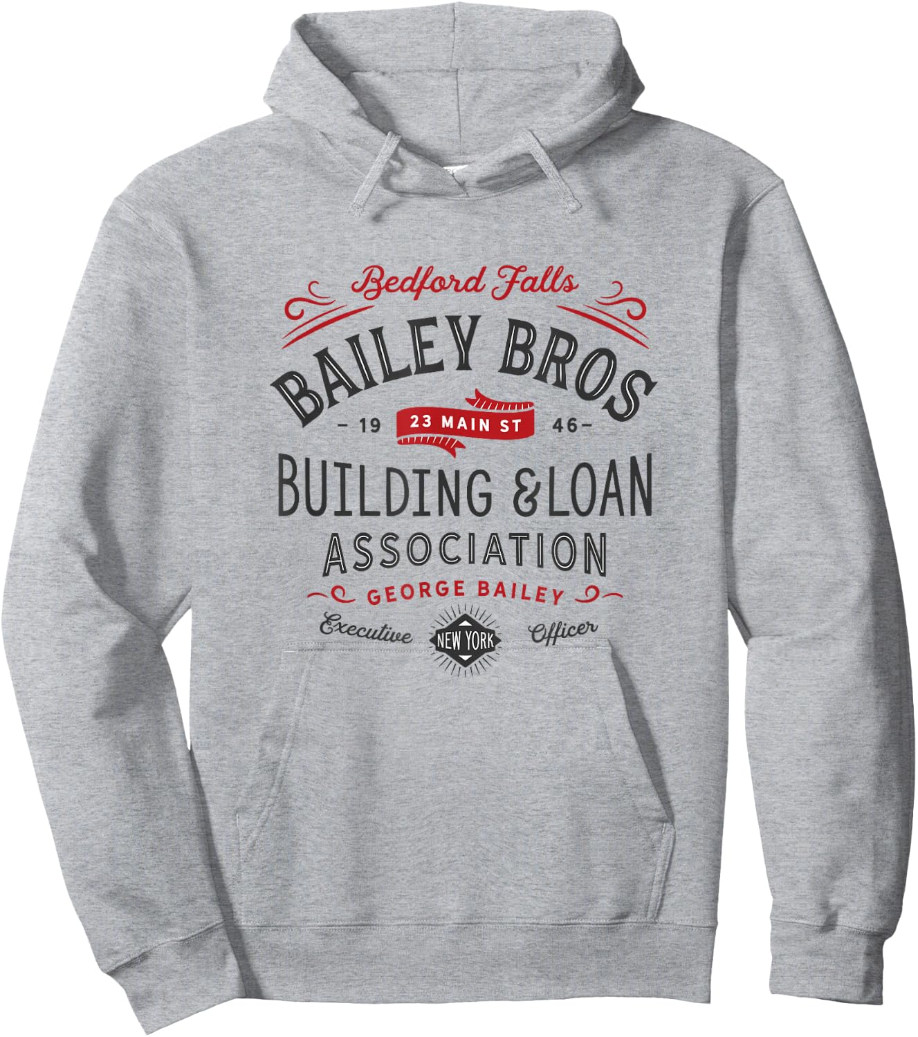 Christmas, Bailey Brothers Building & Loan. Holiday Classic Hoodie - Hoodie | Ash