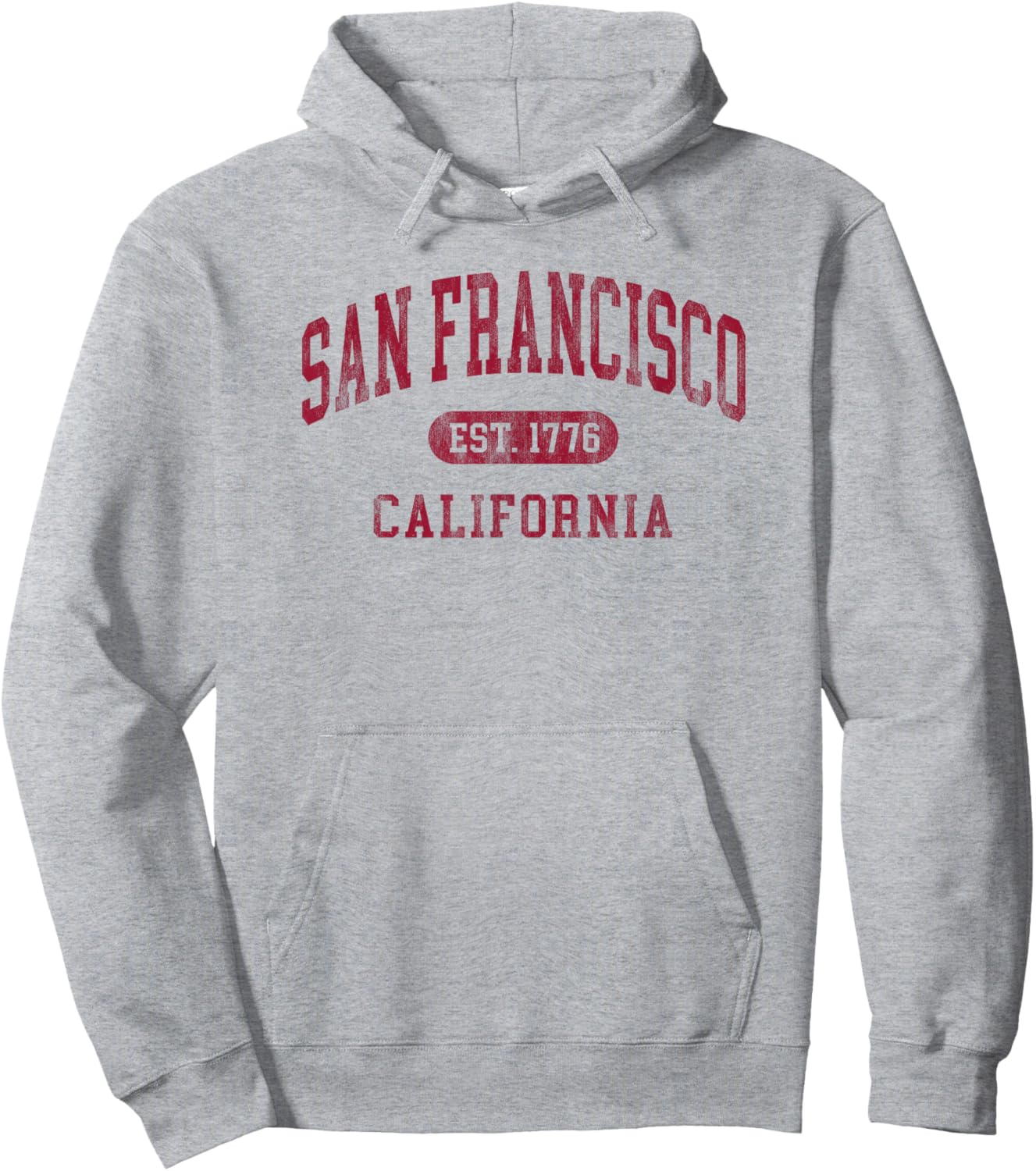 Vintage San Francisco California Souvenir Retro Throwback Hoodie - Hoodie | Ash