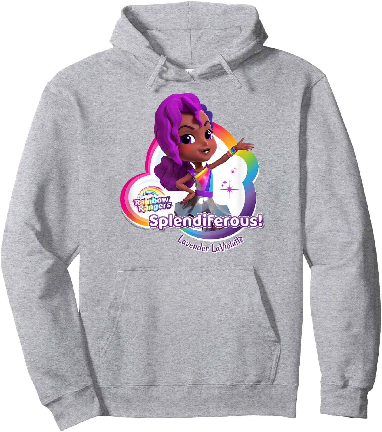 Rainbow Rangers Lavender LaViolette "Splendiferous!" Hoodie - Hoodie | Ash