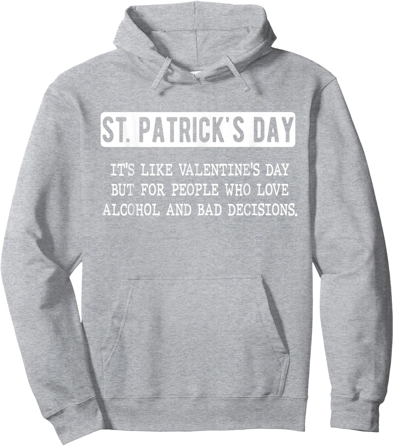 St. Patricks Day Drinking Men Women Funny St Pats Definition Hoodie - Hoodie | Ash