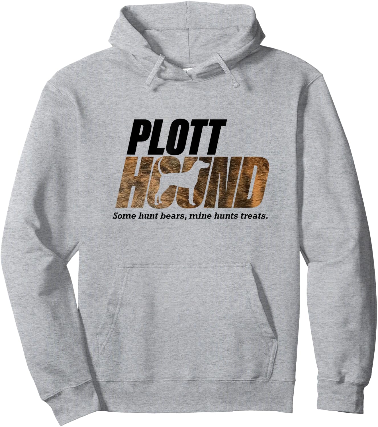 Plott Hound hunting treats Hoodie - Hoodie | Ash