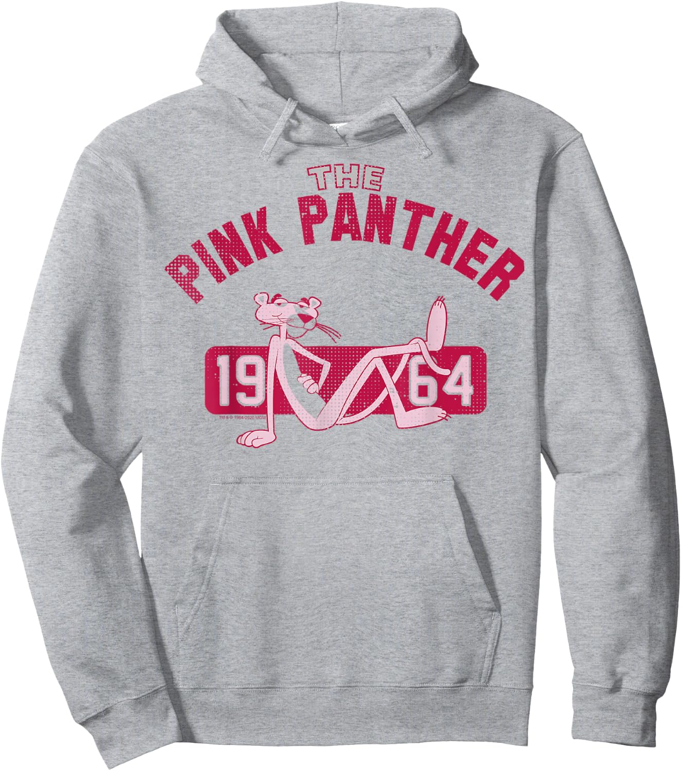 The Pink Panther 1964 Collegiate Hoodie - Hoodie | Ash