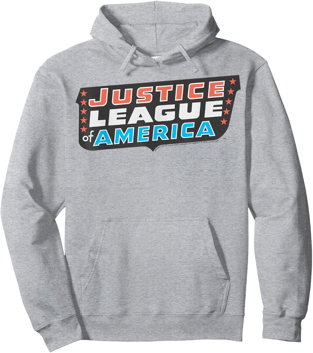 DC Comics Justice League of America Logo Hoodie - Hoodie | Ash