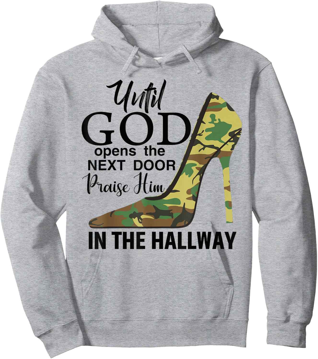 Mom Faith Based Apparel Plus Size Girl Novelty Christian Hoodie - Hoodie | Ash