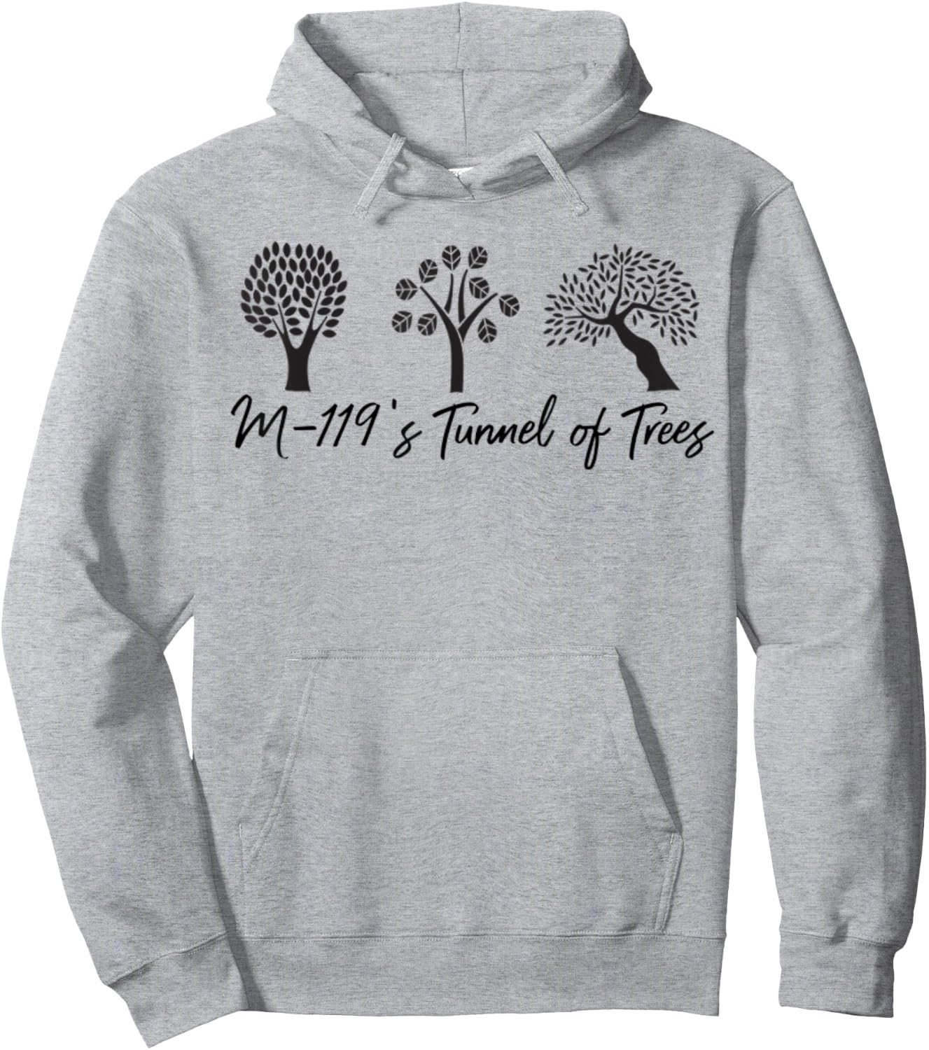 Michigan Michigander Great Lakes M-119 Tunnel Of Trees Gift Hoodie - Hoodie | Ash