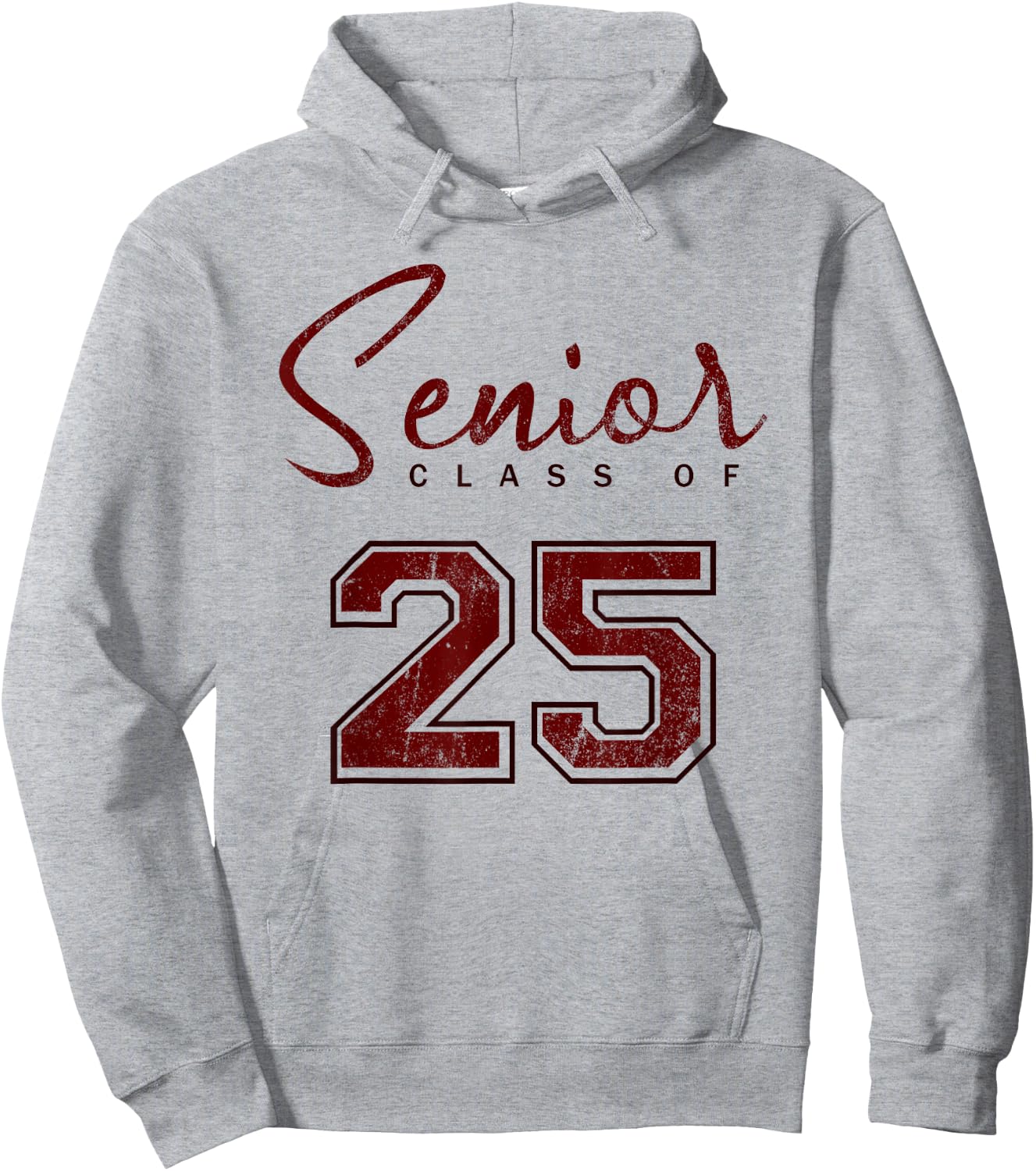 Senior 2025 - Class of 2025 Senior - Maroon Grads of 25 3 Hoodie - Hoodie | Ash