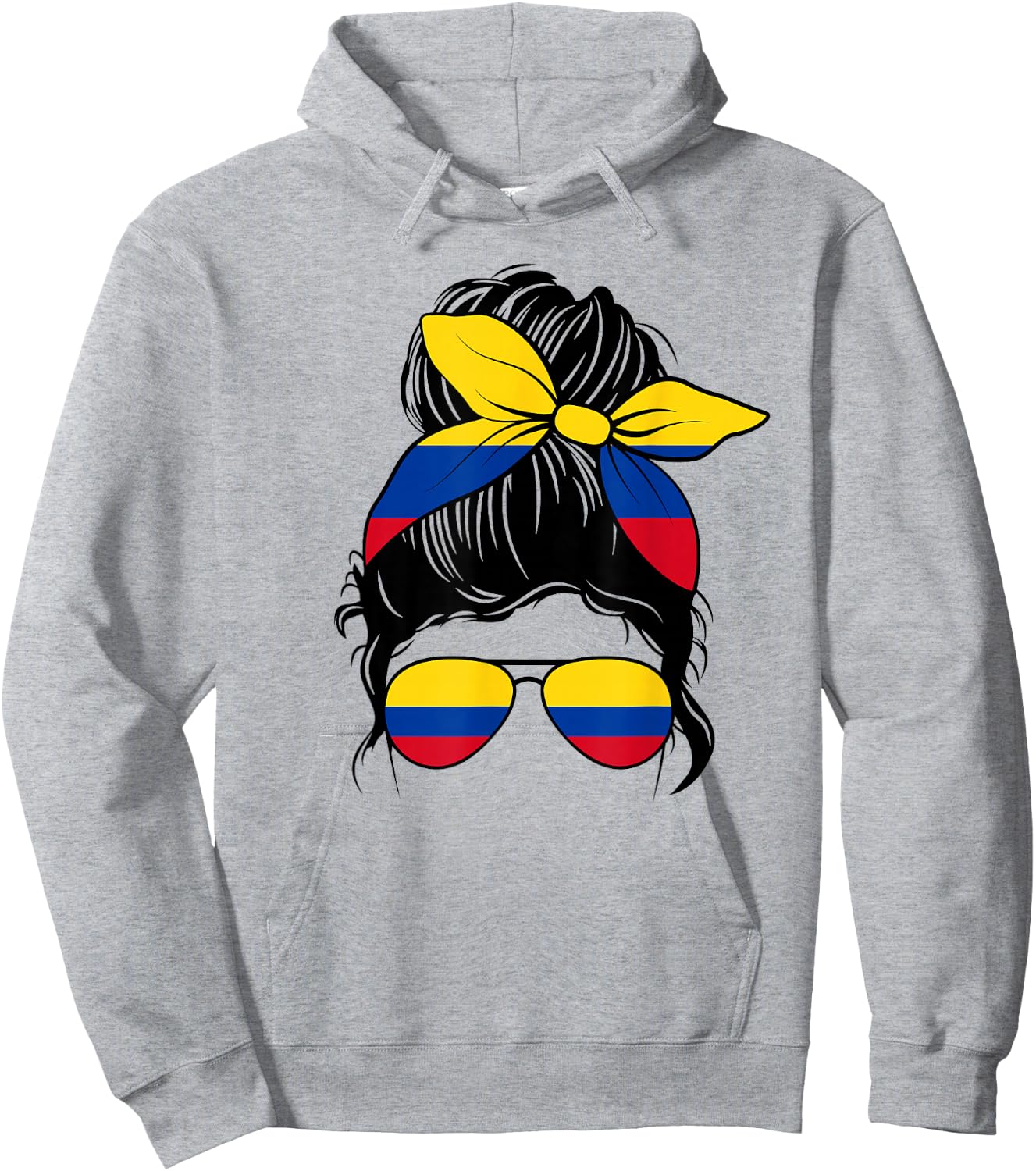 Colombia graphic design for girls kid Colombian toodler Hoodie - Hoodie | Ash
