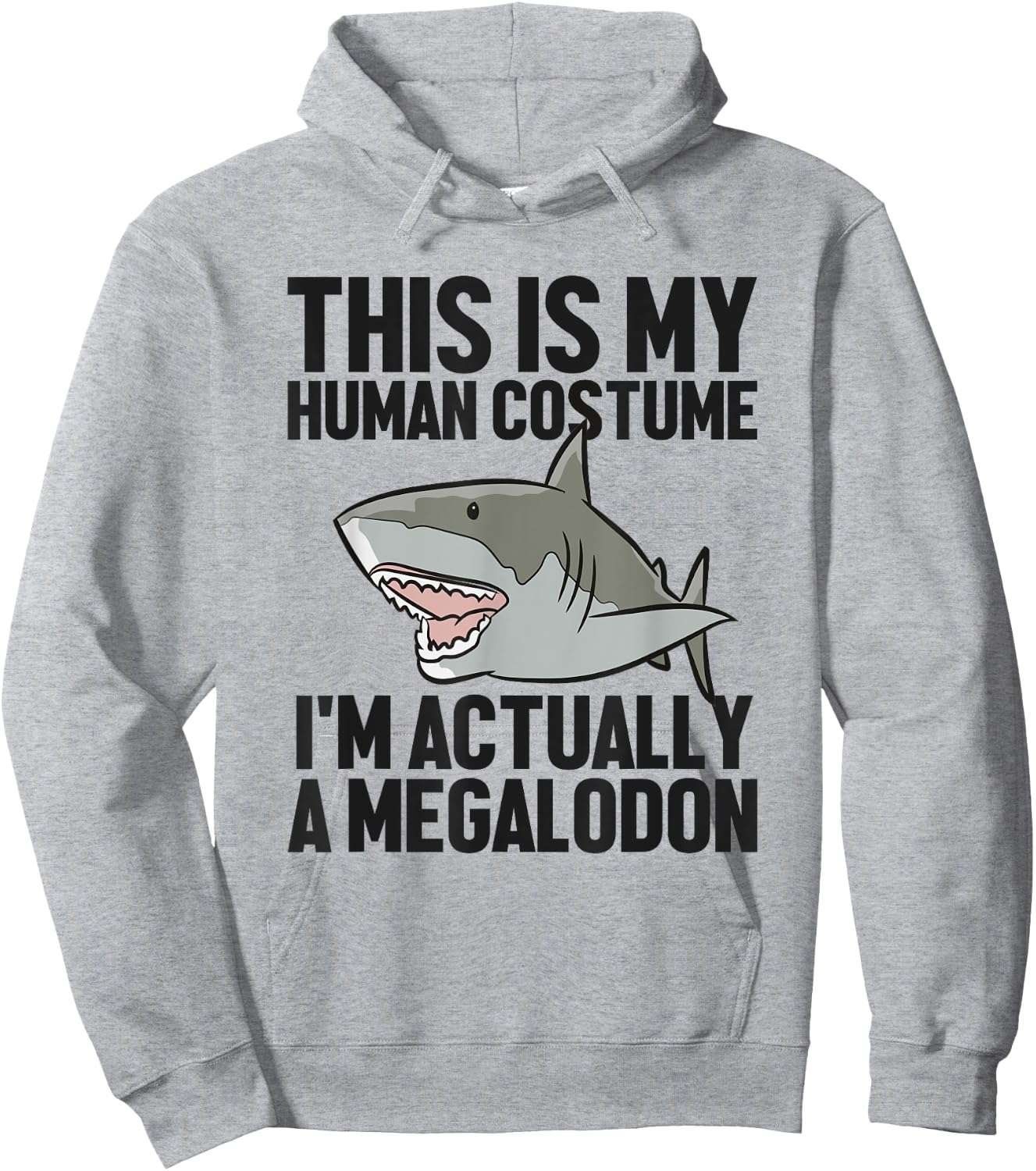This Is My Human Costume I'm Really A Megaloon Hoodie - Hoodie | Ash