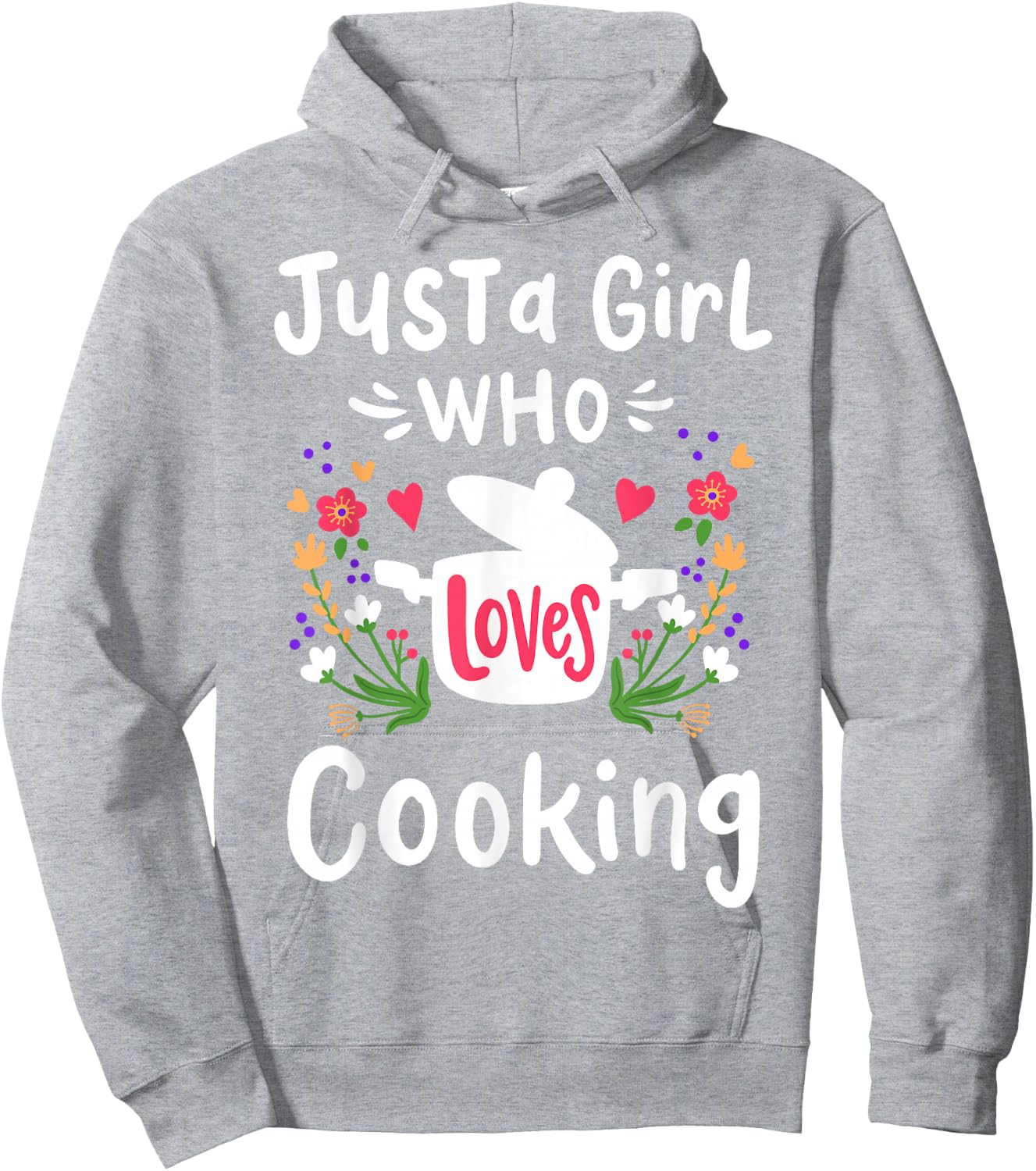 Cooking Chef Cook Just A Girl Who Loves Cooking Cute Gift Hoodie - Hoodie | Ash
