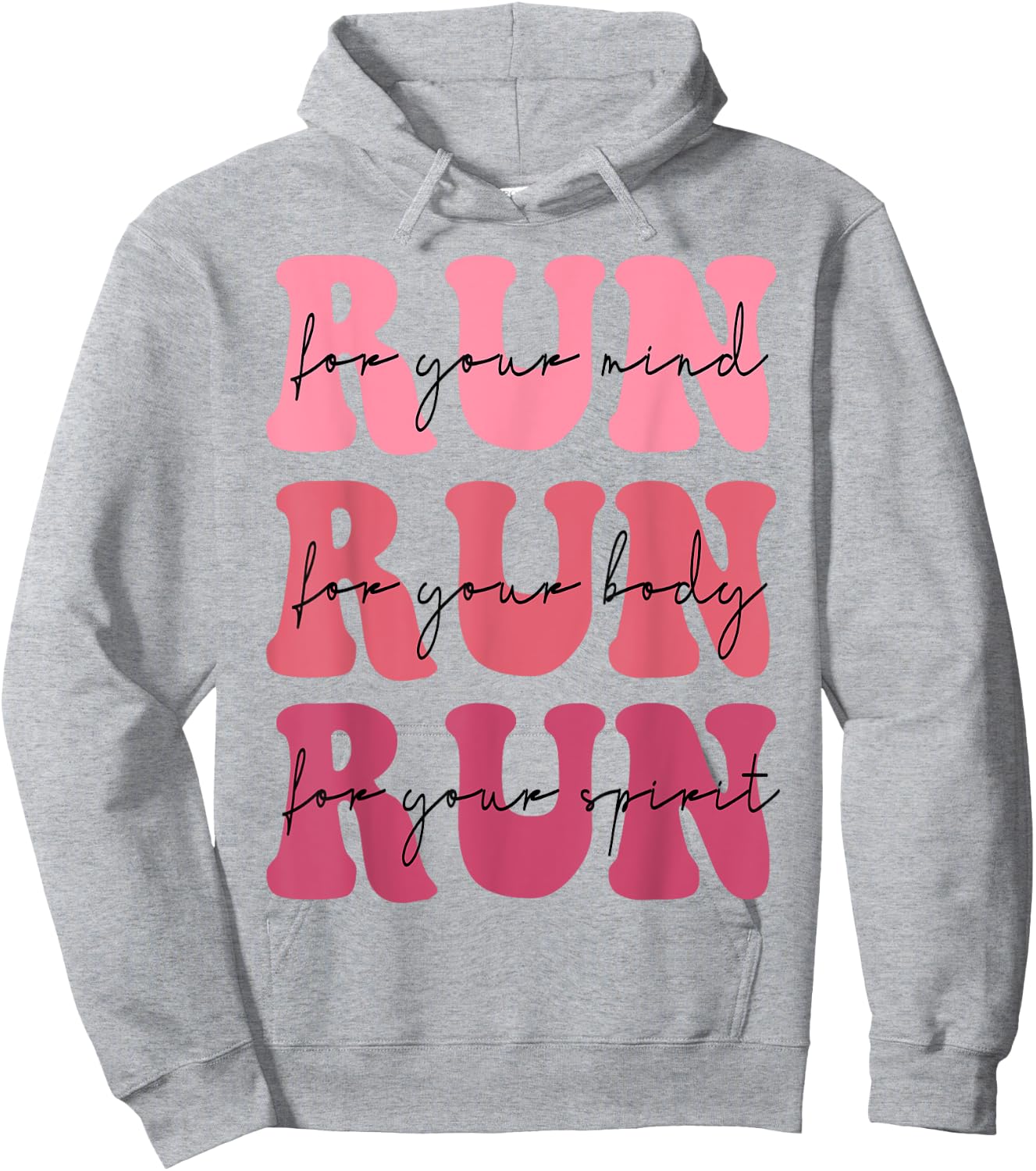 In My Runner Era Groovy Retro Women Running Lover Runner Hoodie - Hoodie | Ash