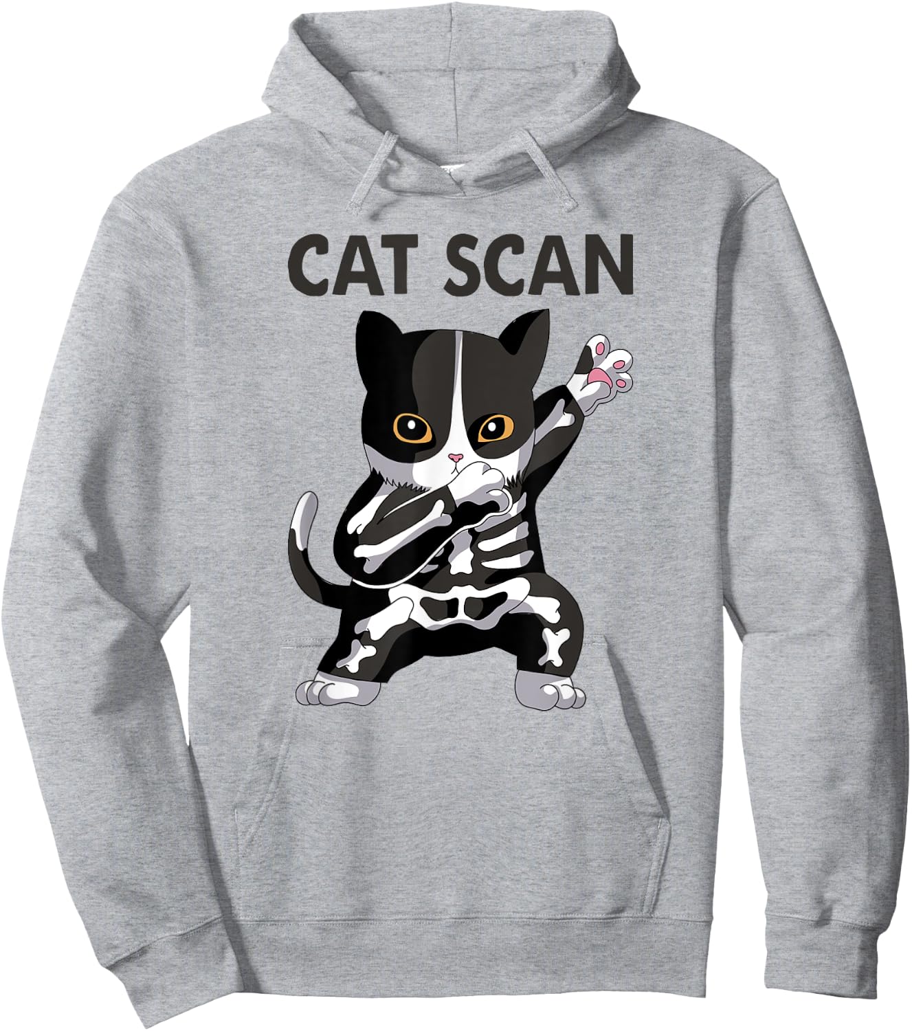 Cat Scan CT Scan Funny Cat X-Ray Pun Meme Rad Tech Women Hoodie - Hoodie | Ash
