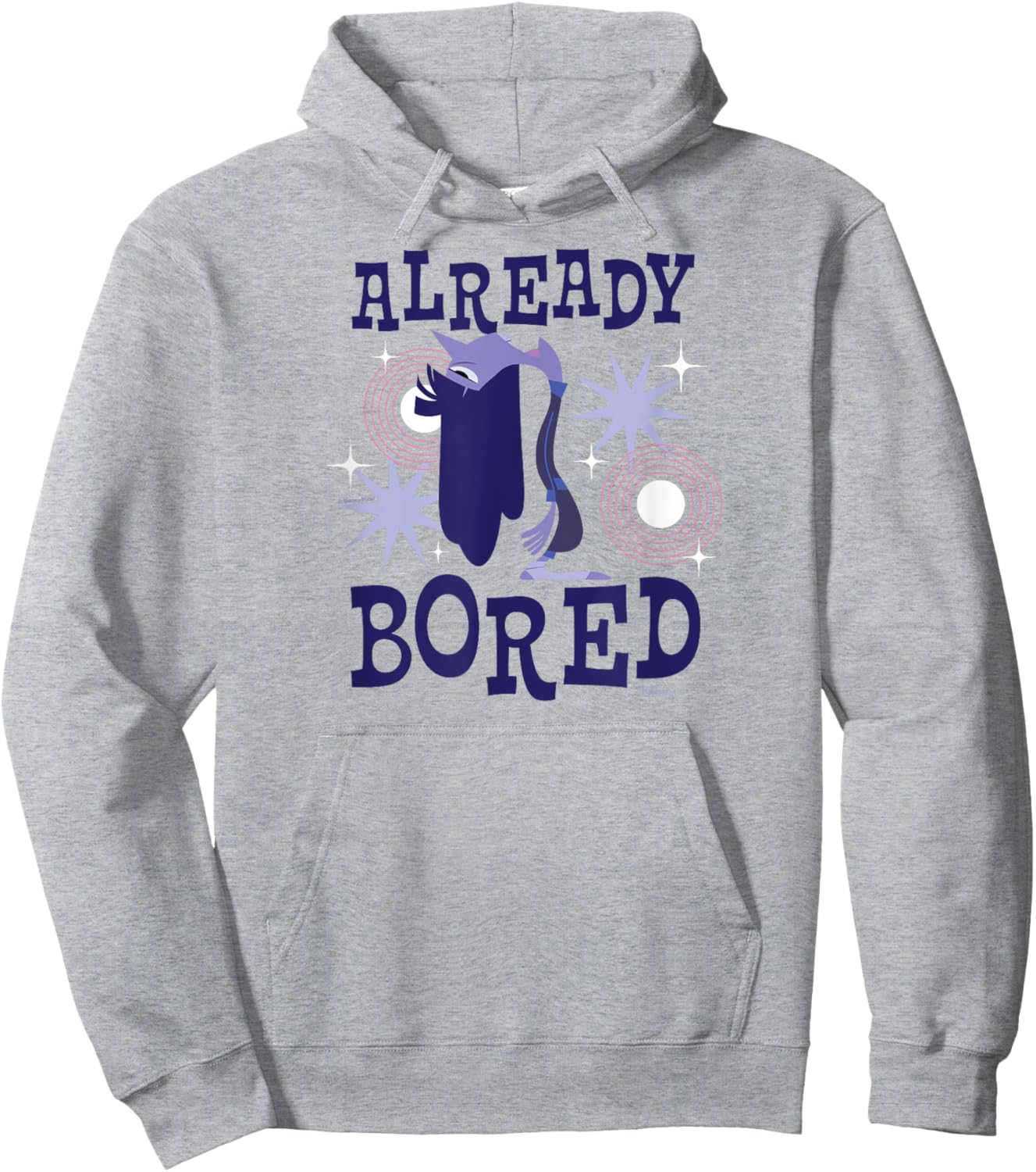 Inside Out 2 - Ennui Emotion Character Already Bored Hoodie - Hoodie | Ash