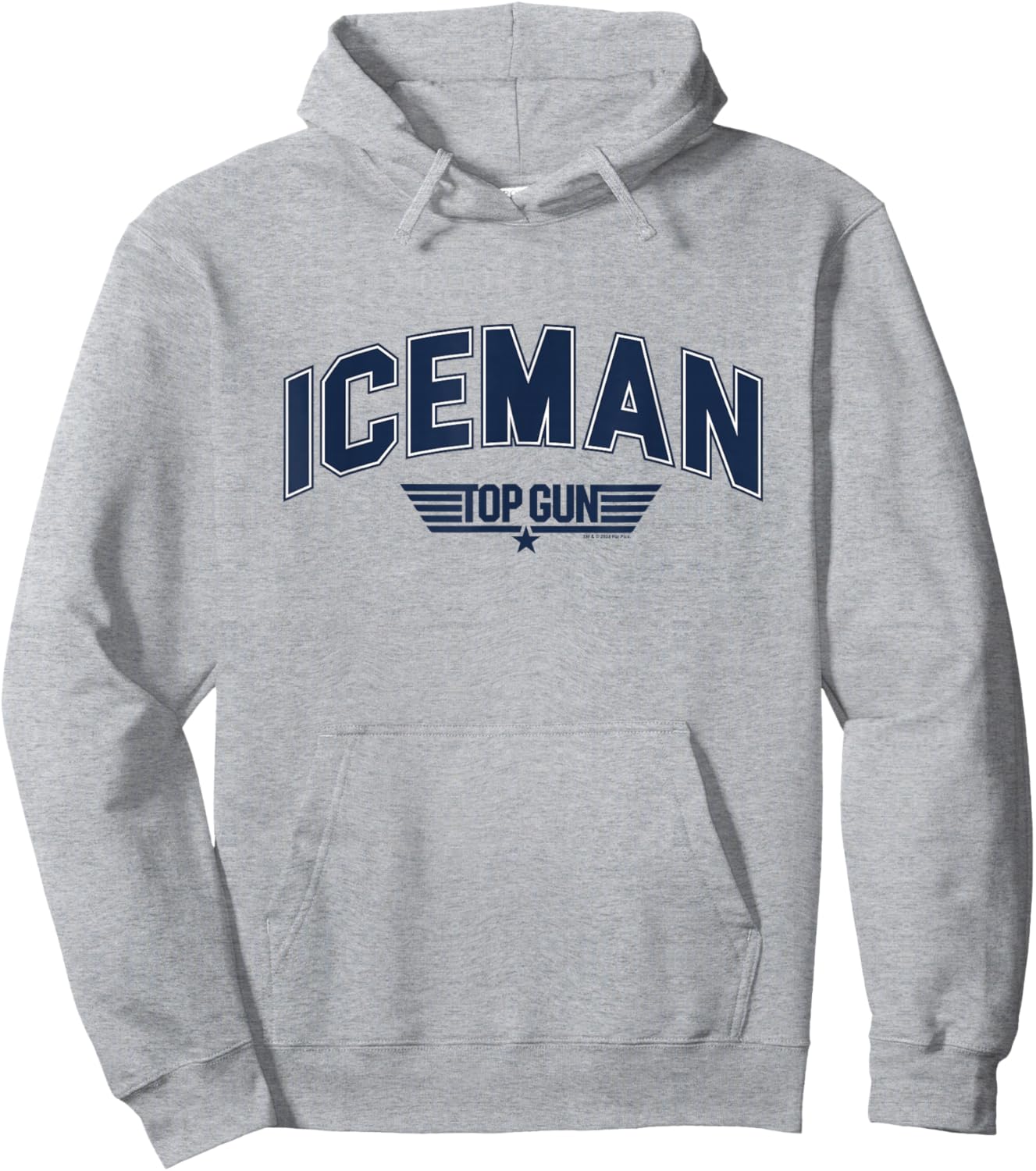 Top Gun Iceman Varsity Hoodie - Hoodie | Ash