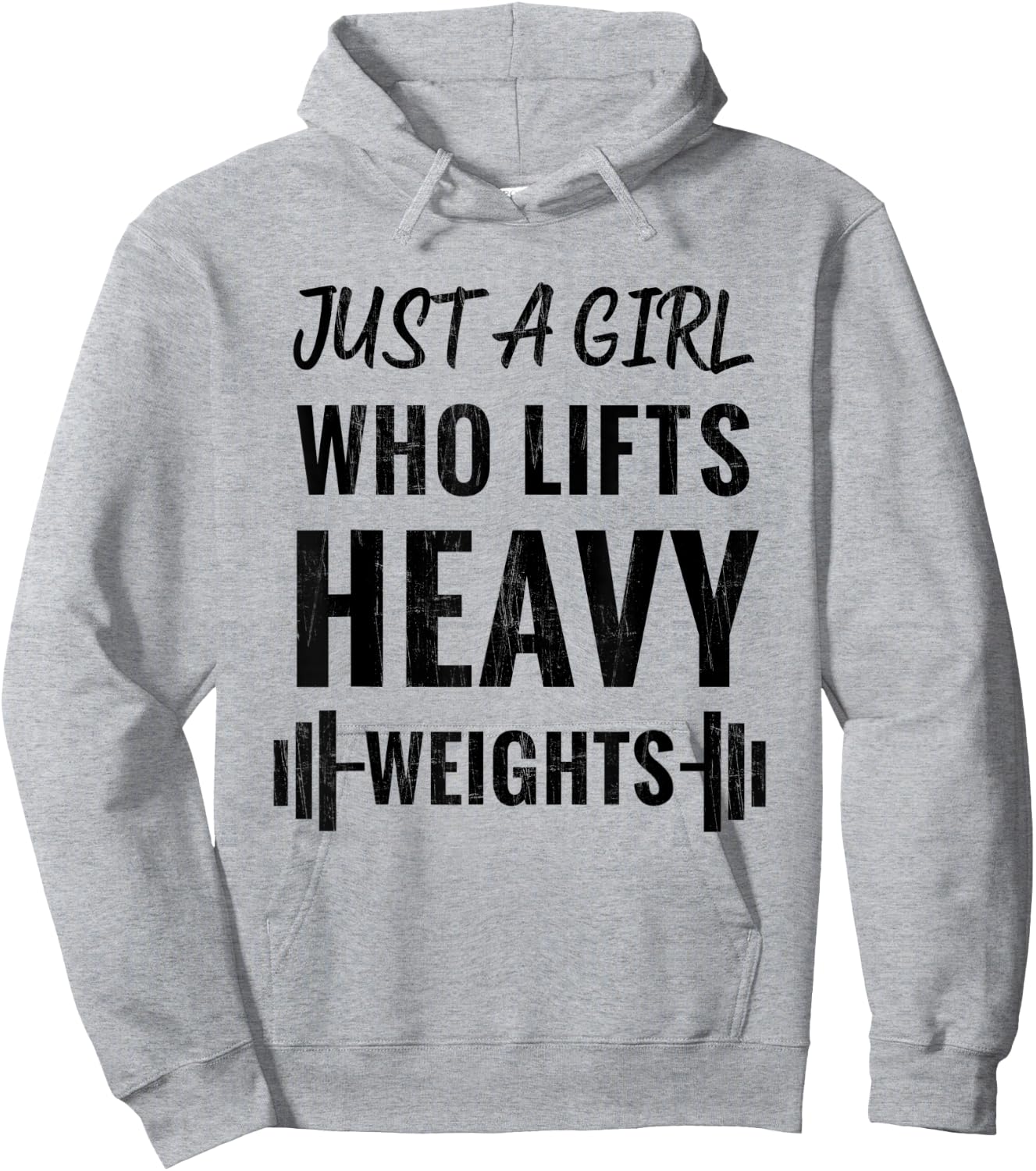 Just A Girl Who Lifts Heavy Weights Weight Lifting Training Hoodie - Hoodie | Ash