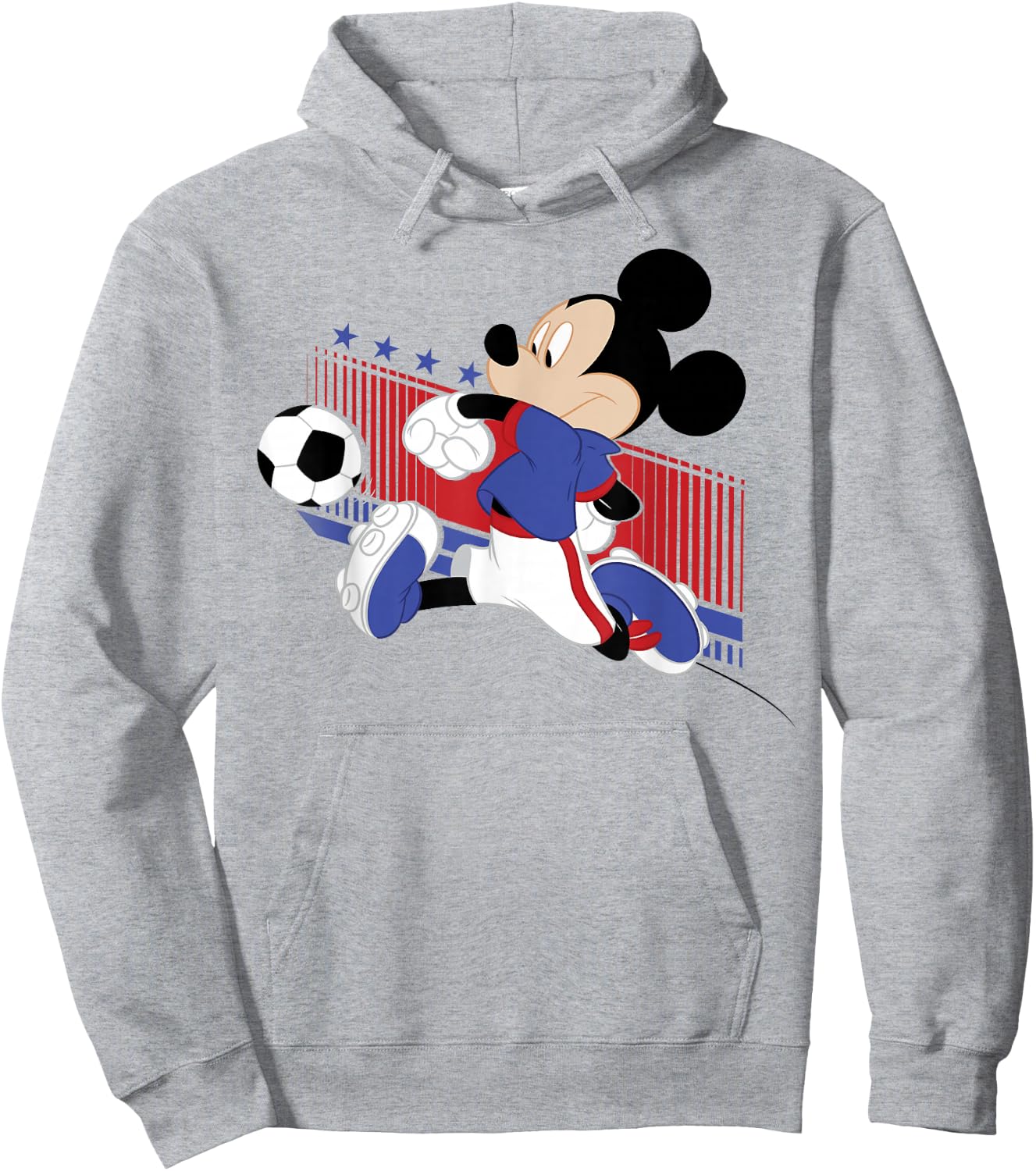 Disney Mickey and Friends USA Soccer Vintage Mickey Hoodie - Hoodie | Ash