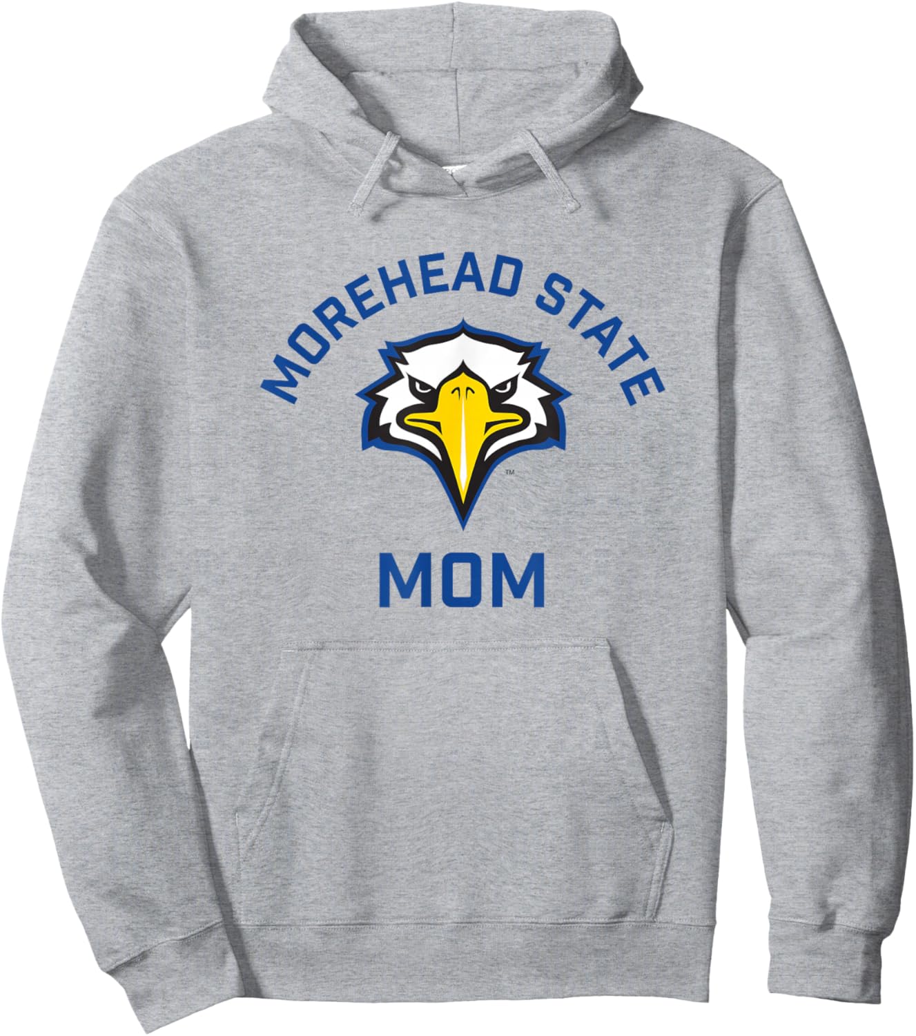 Morehead State University Eagles Arched Mom Hoodie - Hoodie | Ash