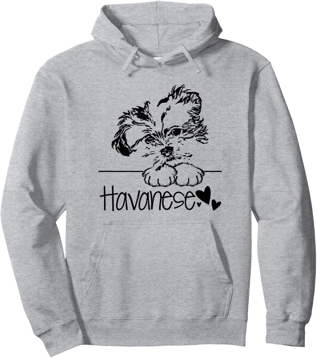 Havanese Dog Dad Havanese Art Lover Dog Mama Havanese Life Hoodie - Hoodie | Ash