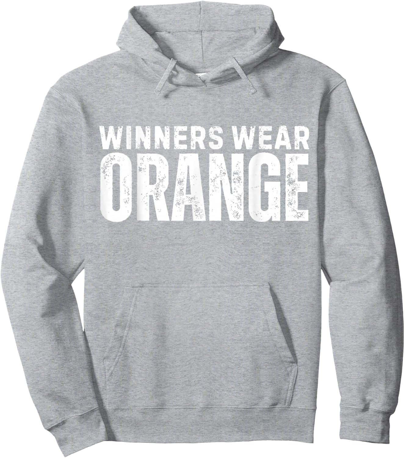 Winners Wear Orange Spirit Wear Team Game Color War Camp Hoodie - Hoodie | Ash