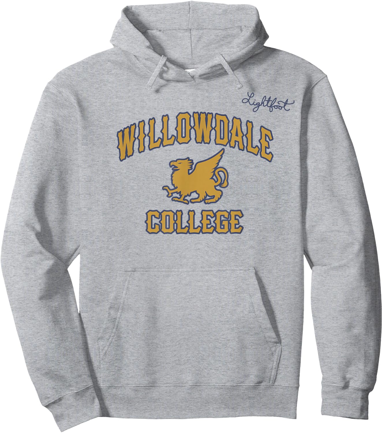 Disney Pixar Onward Willowdale College Lightfoot Hoodie - Hoodie | Ash