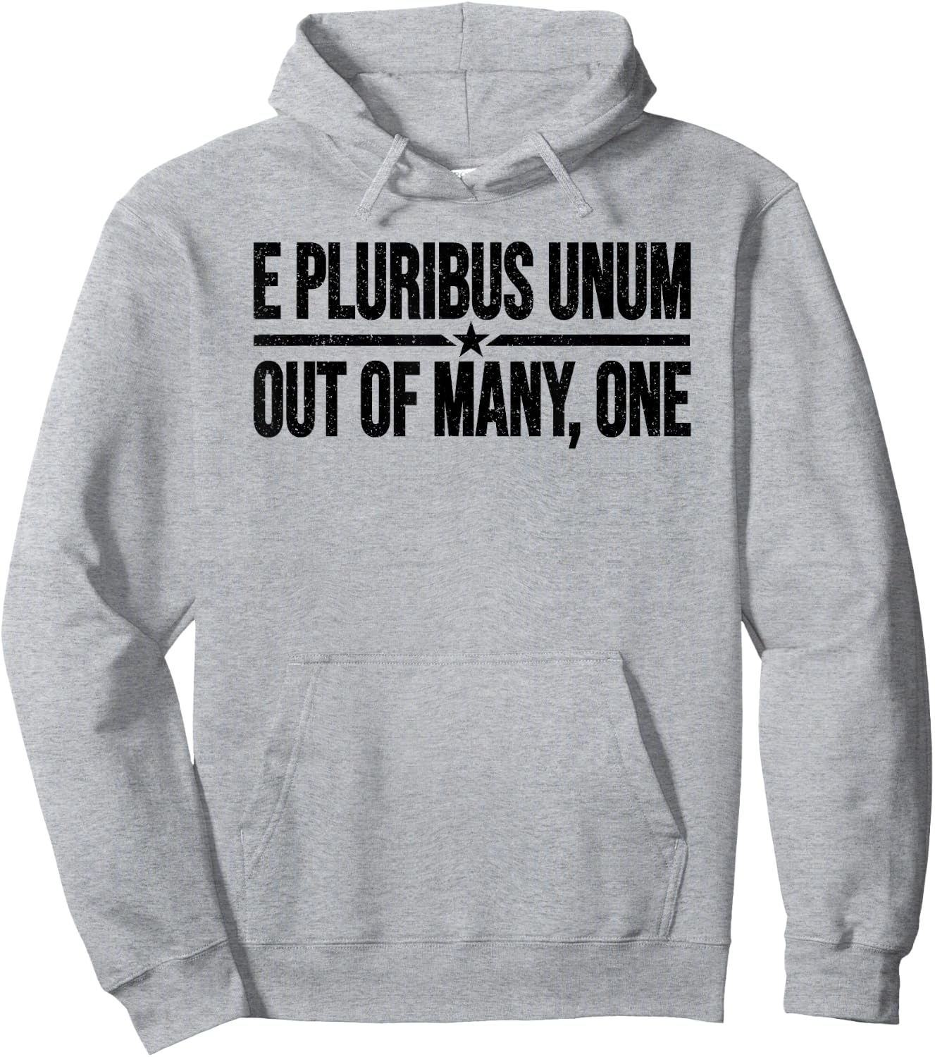 E Pluribus Unum United States Motto Usa Hoodie - Hoodie | Ash