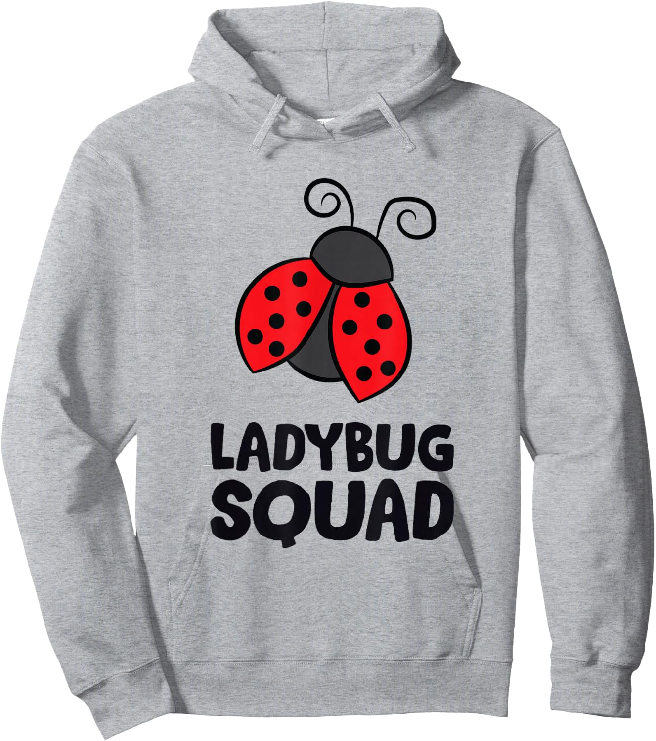 Ladybird Squad Love Ladybird Team Ladybird Hoodie - Hoodie | Ash