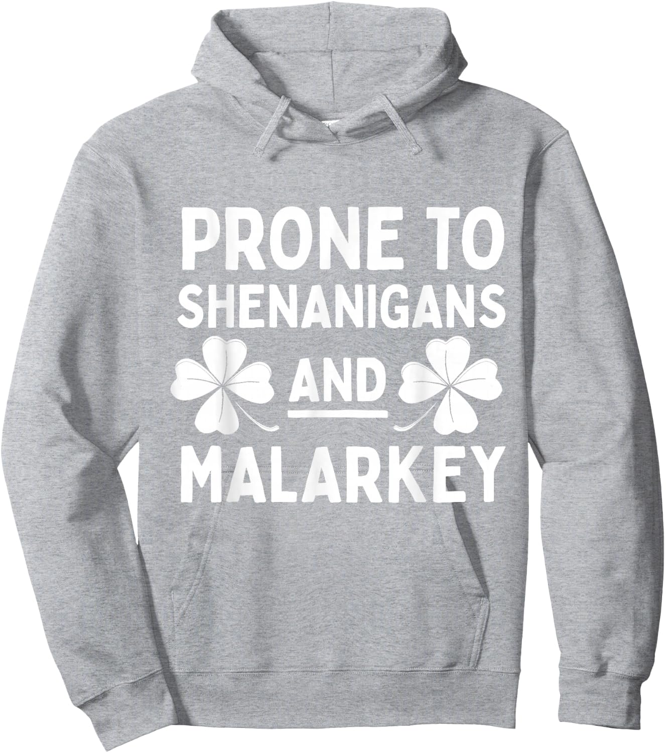 Prone to Shenanigans and Malarkey St Patricks Day Kids Boys Hoodie - Hoodie | Ash