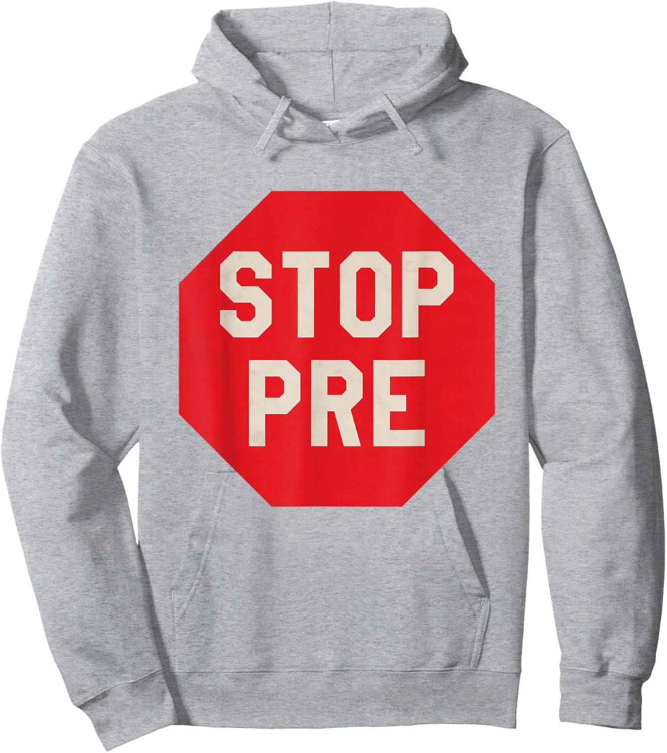 Vintage Stop Pre - Marathon Running Legend Runner Hoodie - Hoodie | Ash
