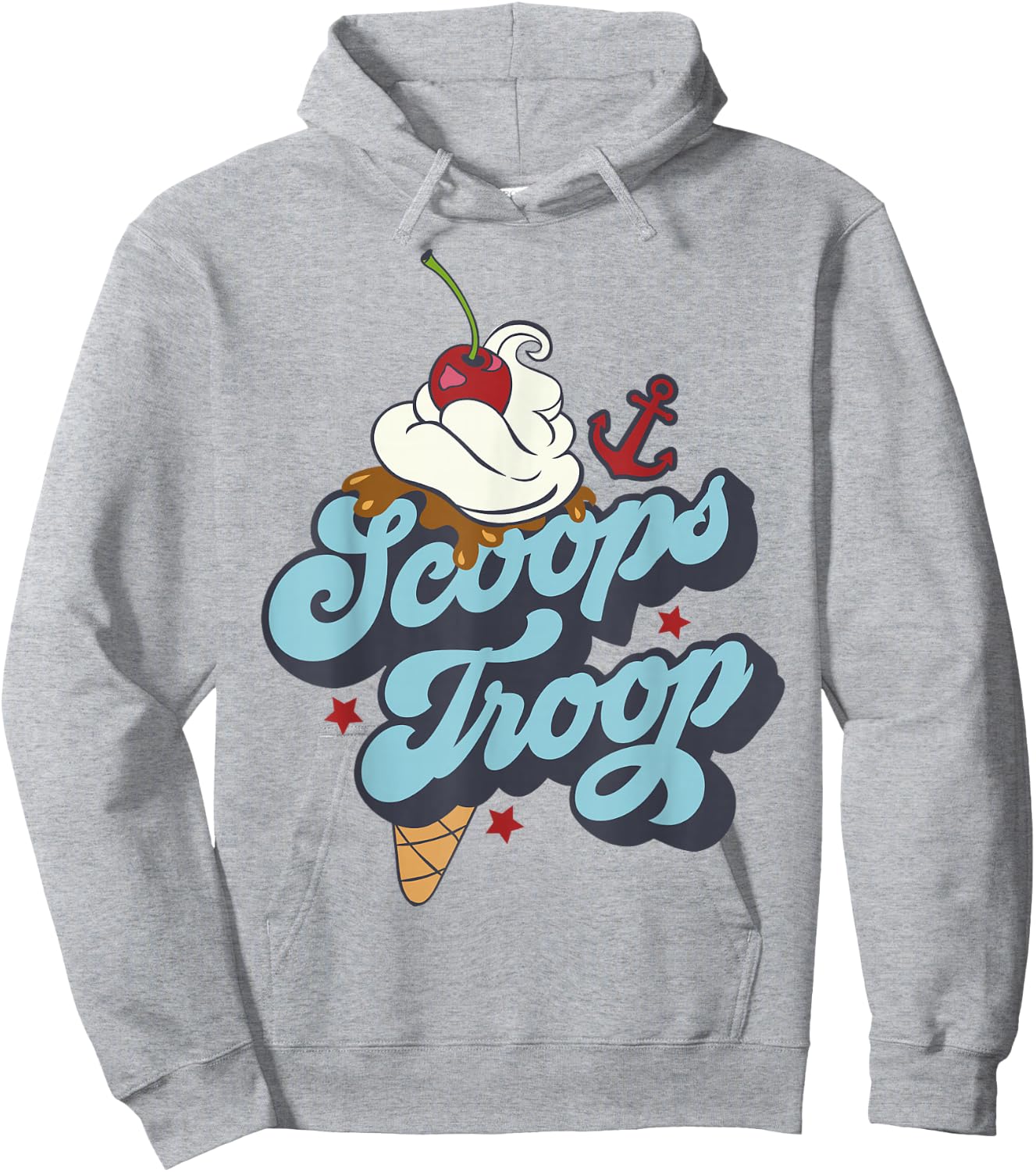Netflix Stranger Things Scoops Troop Logo Hoodie - Hoodie | Ash