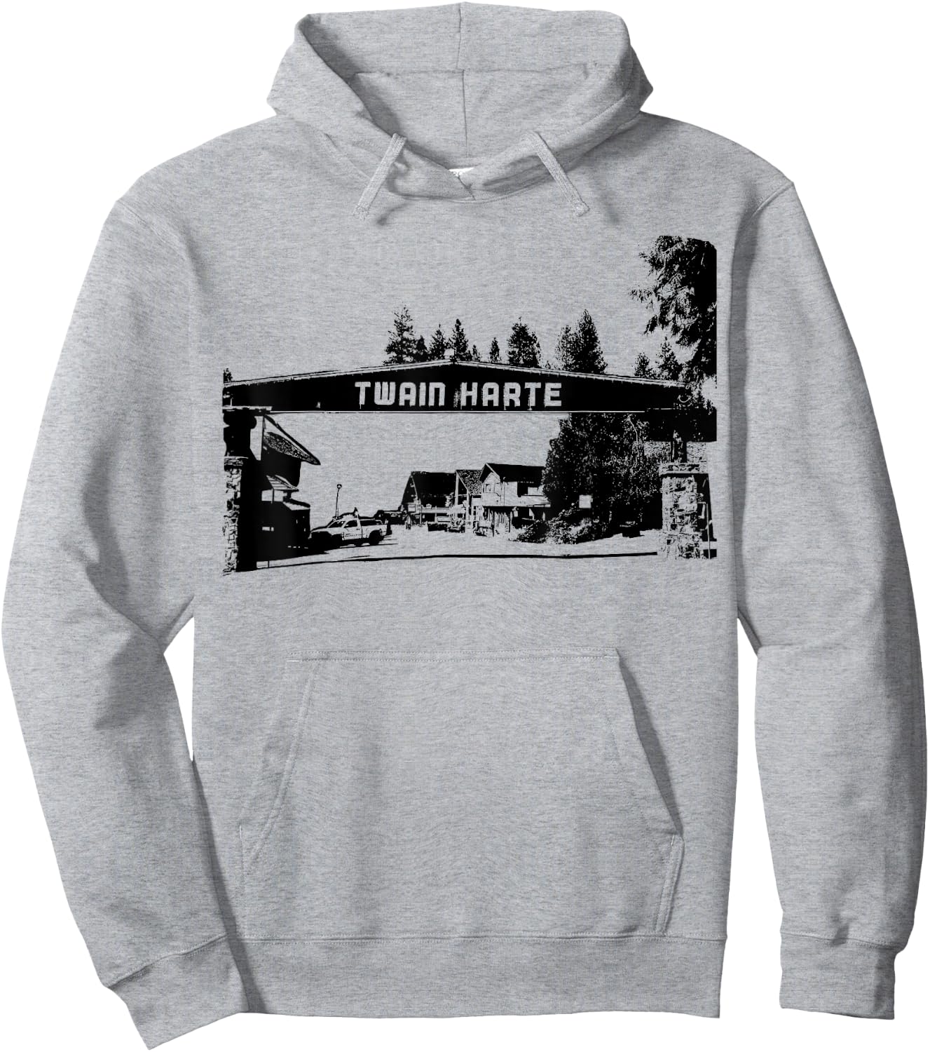 Twain Harte California Small Town Hoodie - Hoodie | Ash