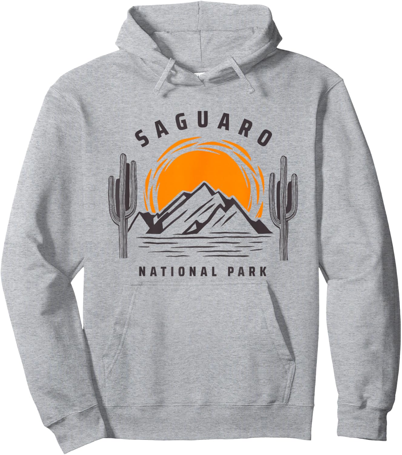 Saguaro National Park Cactus Tucson Arizona Vintage Hoodie - Hoodie | Ash