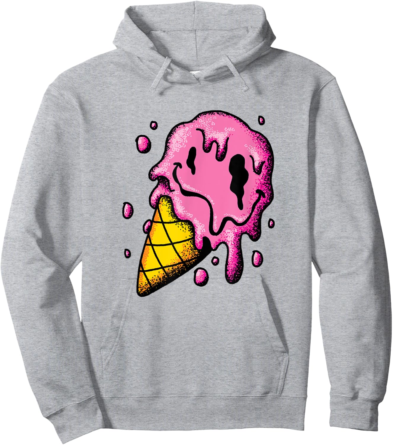 Melting Ice Cream Men Women Kids Hoodie - Hoodie | Ash