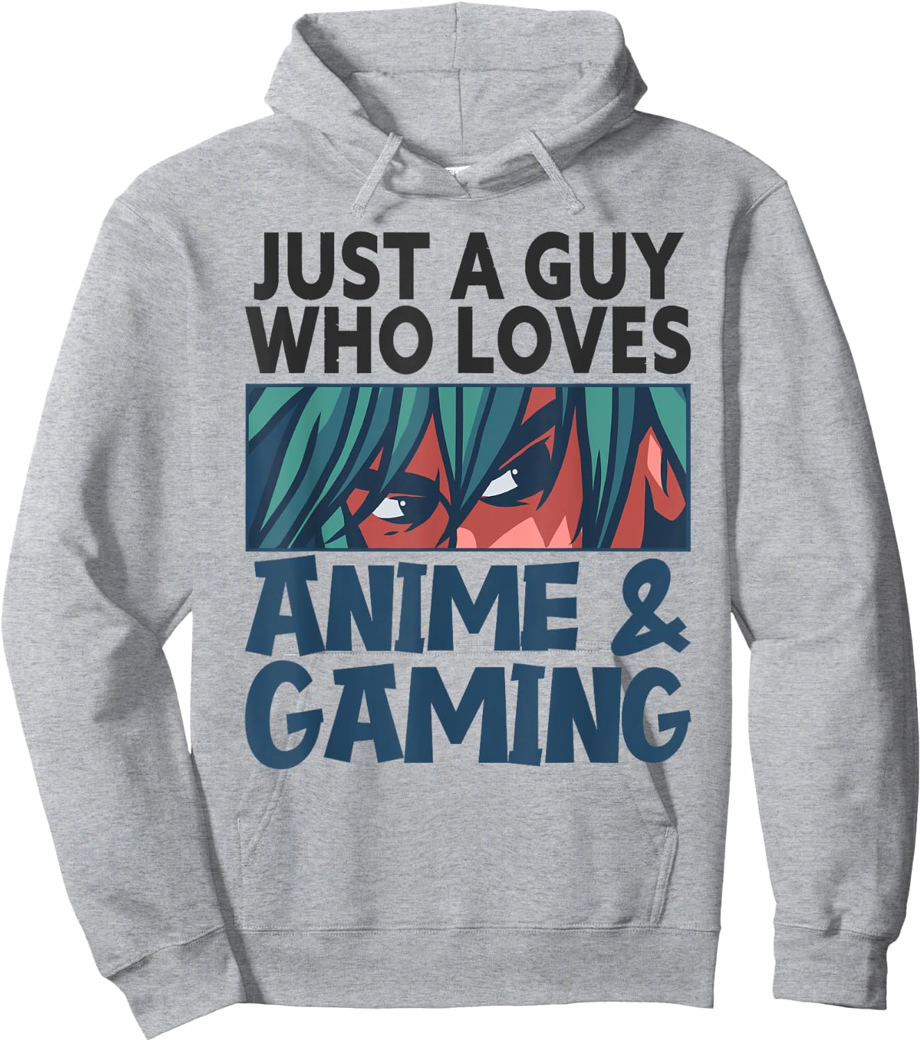 Just A Guy Who Loves Anime and Gaming Gamer Video Games Hoodie - Hoodie | Ash