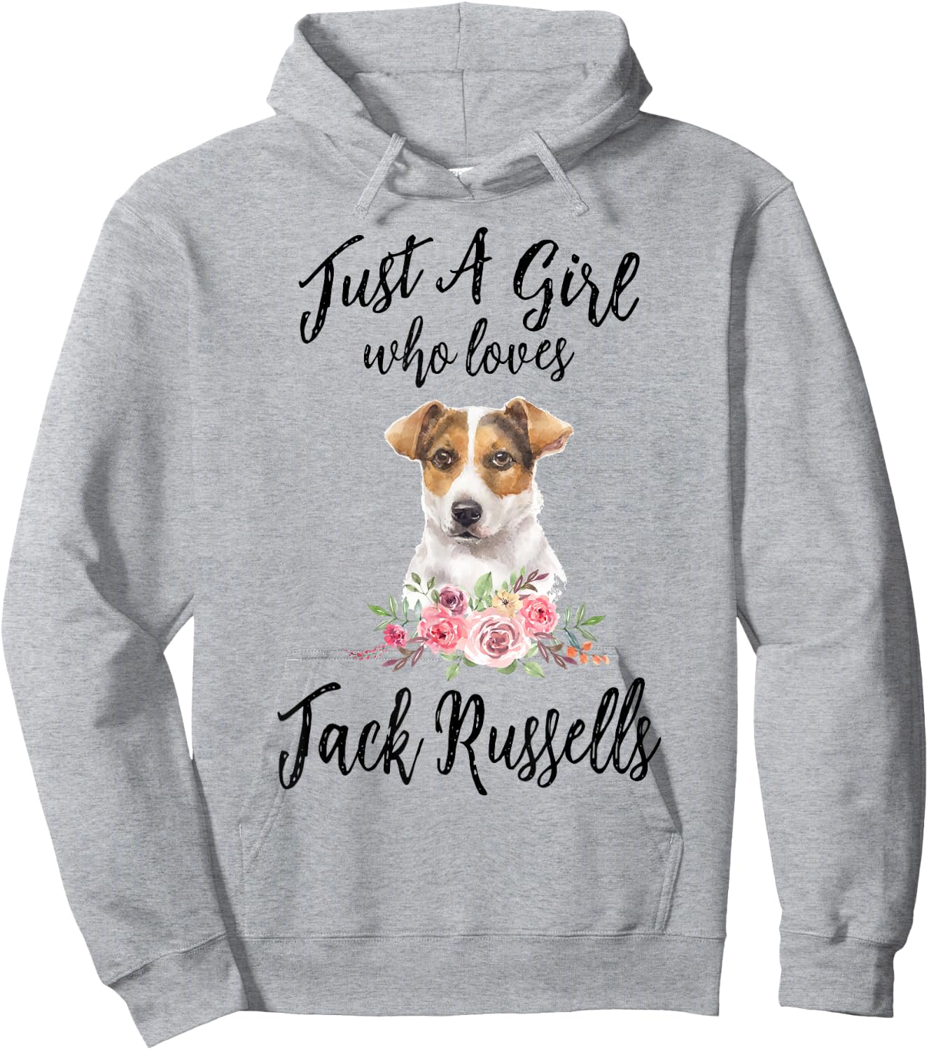 Just a Girl Who Loves Jack Russells Lover Girls Women Hoodie - Hoodie | Ash