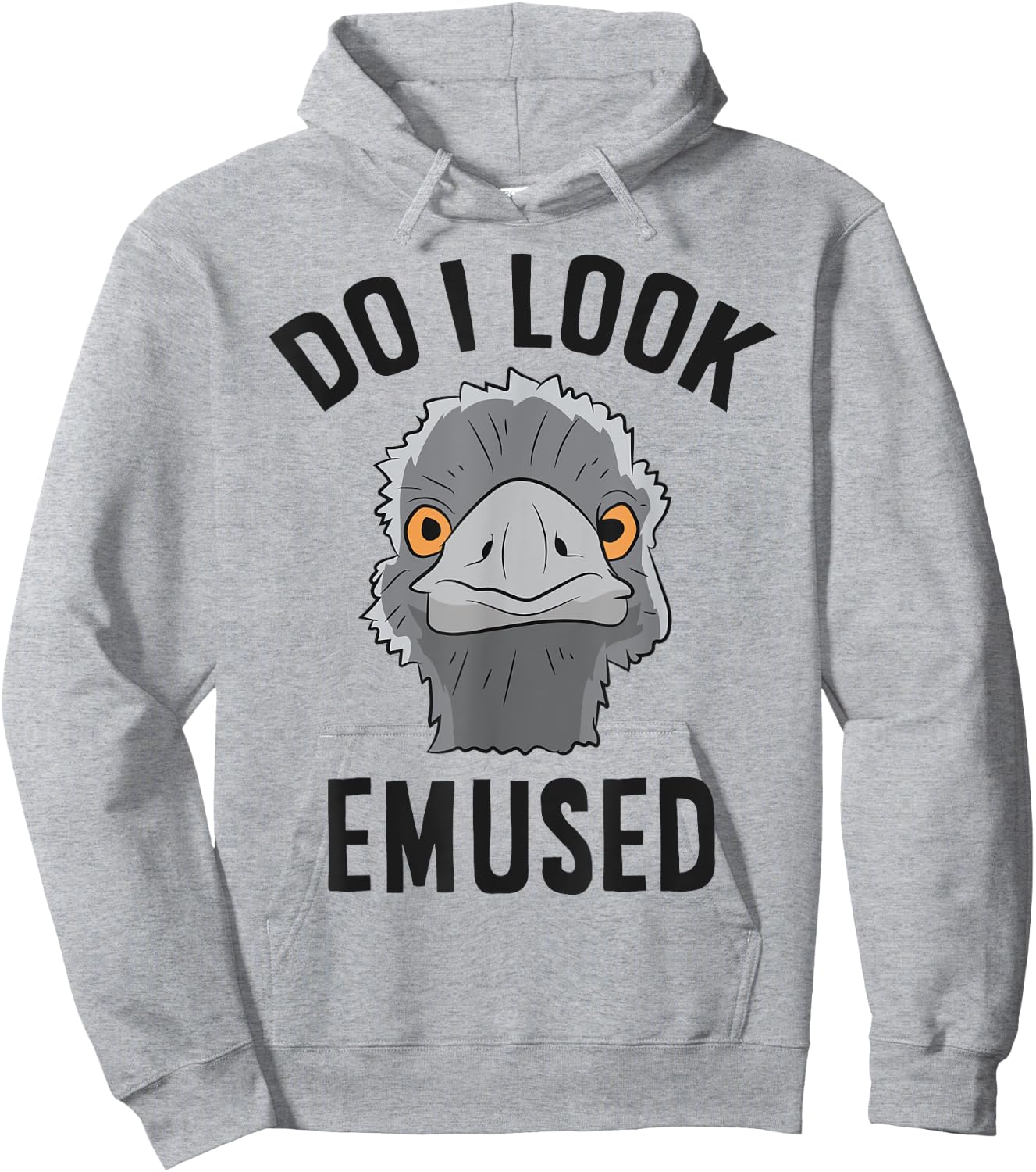 Funny Emu Bird Do I Look Emused Cute Australia Emu Hoodie - Hoodie | Ash