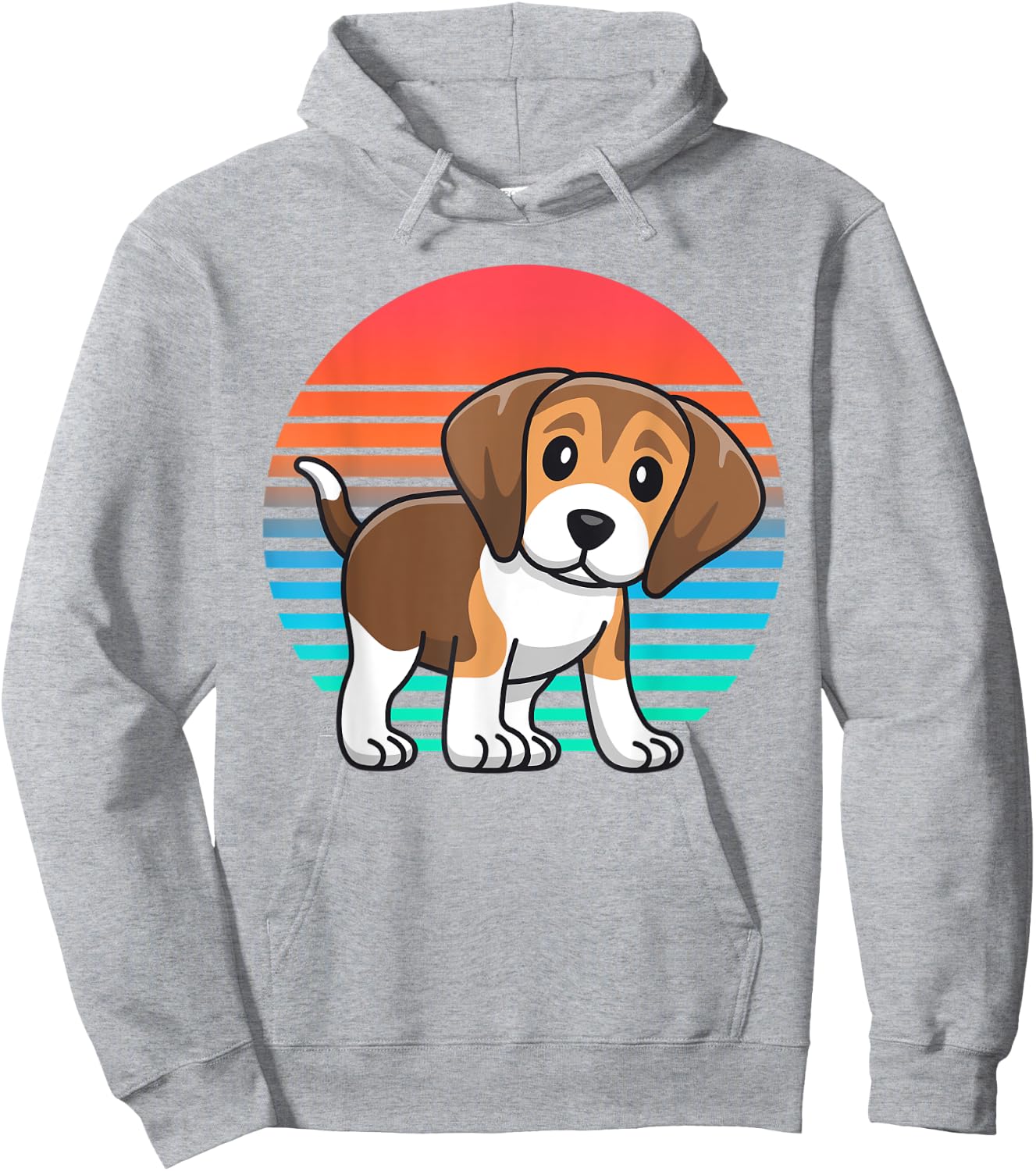 Retro Beagle Shirts Men Gift Beagle Lover Hoodie - Hoodie | Ash