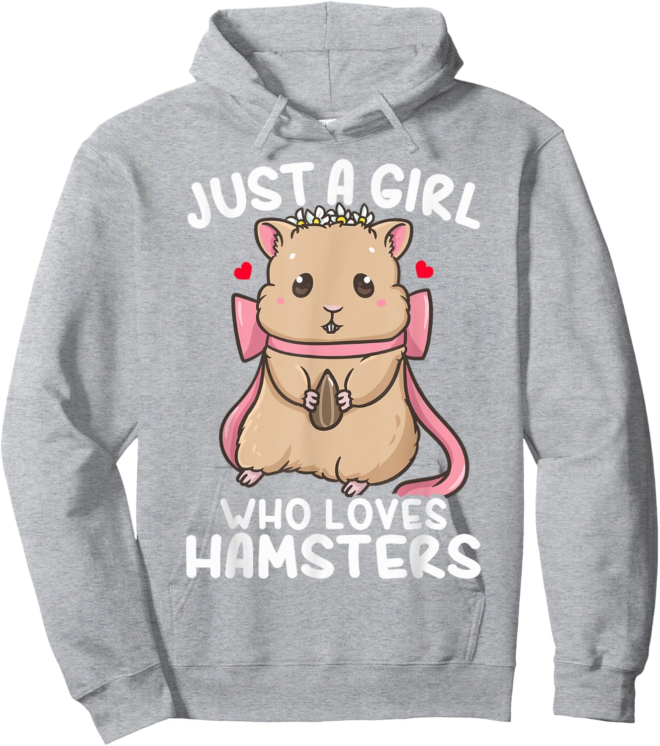 Hamster Just a Girl Who Loves Hamsters Hoodie - Hoodie | Ash